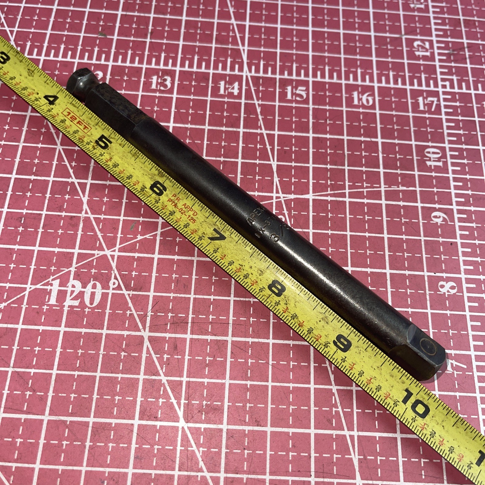 Apex USA EX371-6 Hex 7/16 Power 3/8” Drive Socket Adapter Extension 6” Long 3/8