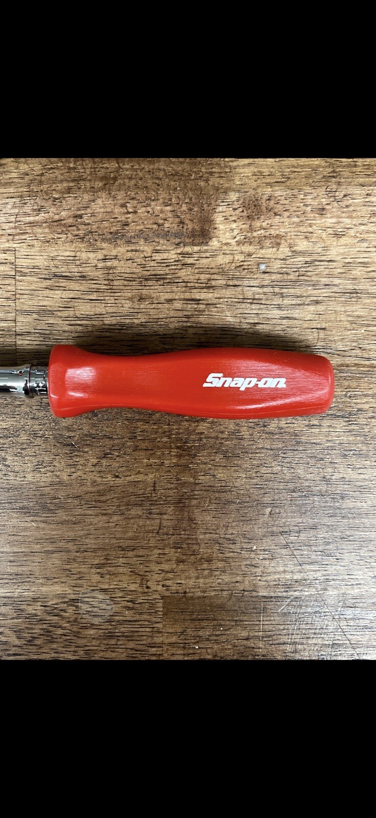 *NEW* Snap On Tools THLLD72CR 1/4” Classic Red Hard Grip Long Handle Ratchet