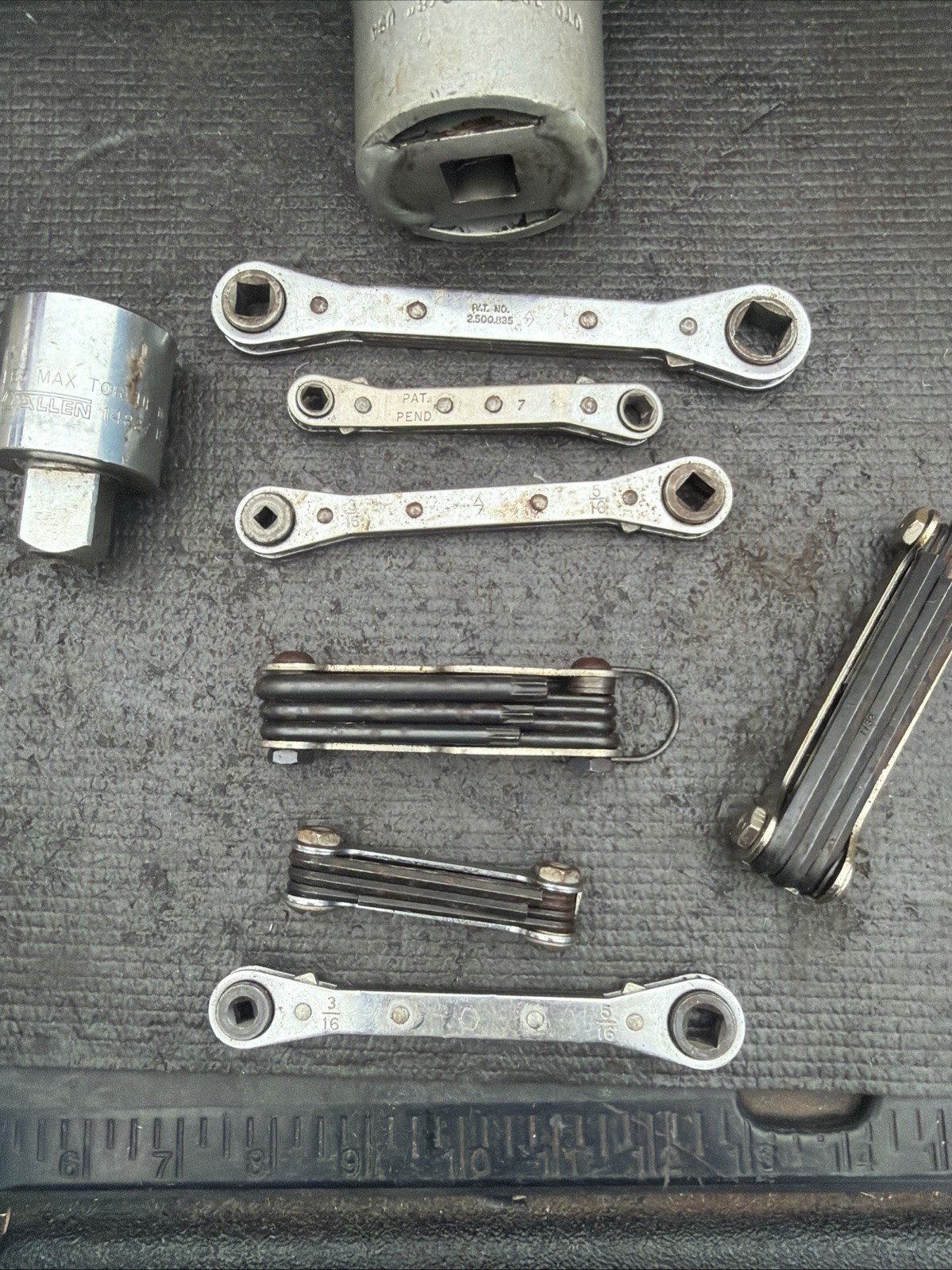 9pc USA Tool Lot Matco OTC Allen Craftsman Klein Devco Wrench Torx Socket Eklind
