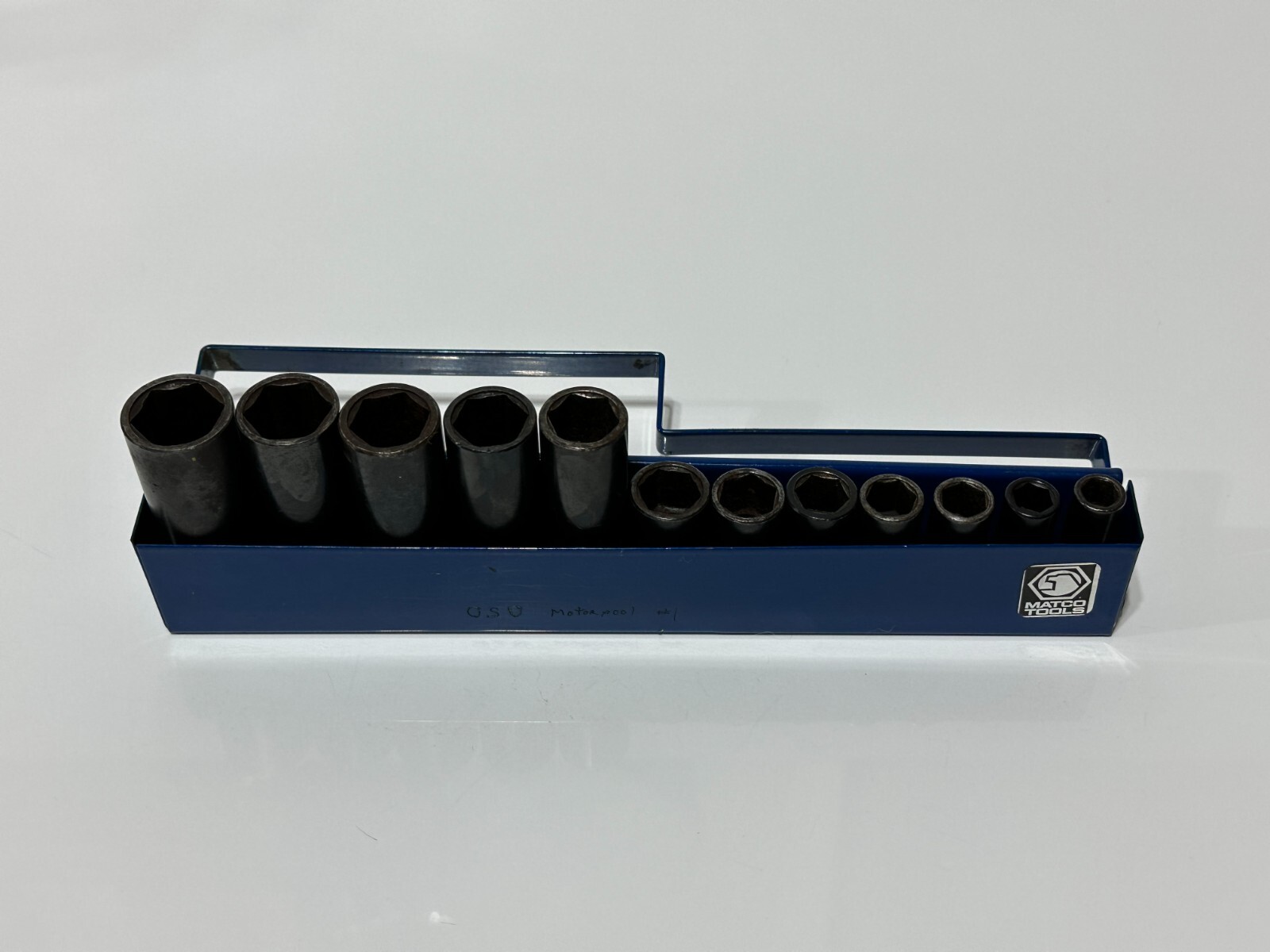 Matco Tools USA 12pc 3/8” Drive Metric Deep Impact Socket Set – 6 Point – 8-19mm