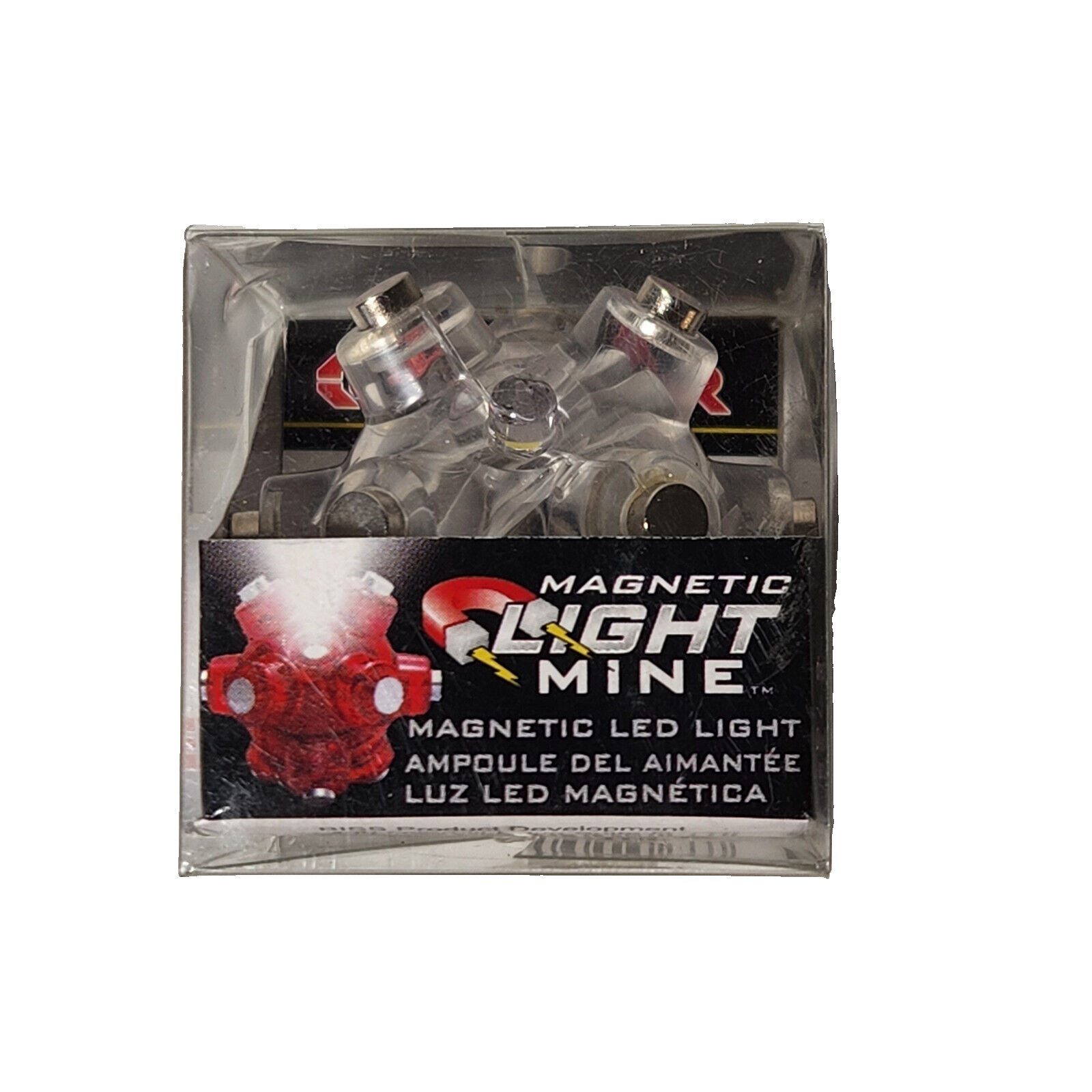 Striker Magnetic LED Light Mine Hands Free Task Flashlight 12 Magnet Batteries