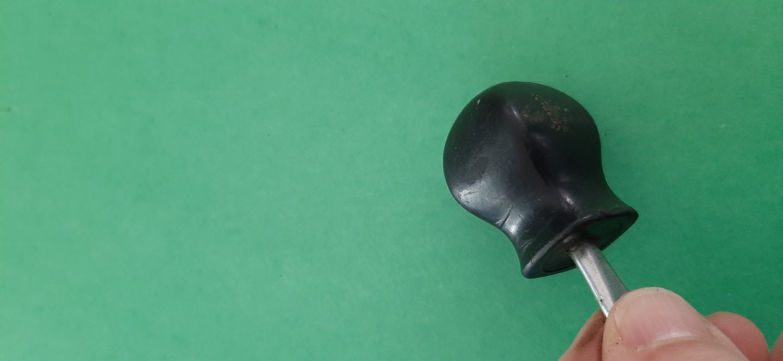 Snap-on SSD1 1/4″ Flat Head Slotted Stubby Hard Black Handle Screwdriver USA 603