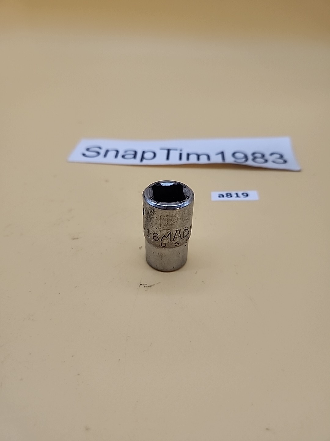 Mac Tools 1/2″ Drive 6-Point 9/16″ Shallow Socket V186 USA