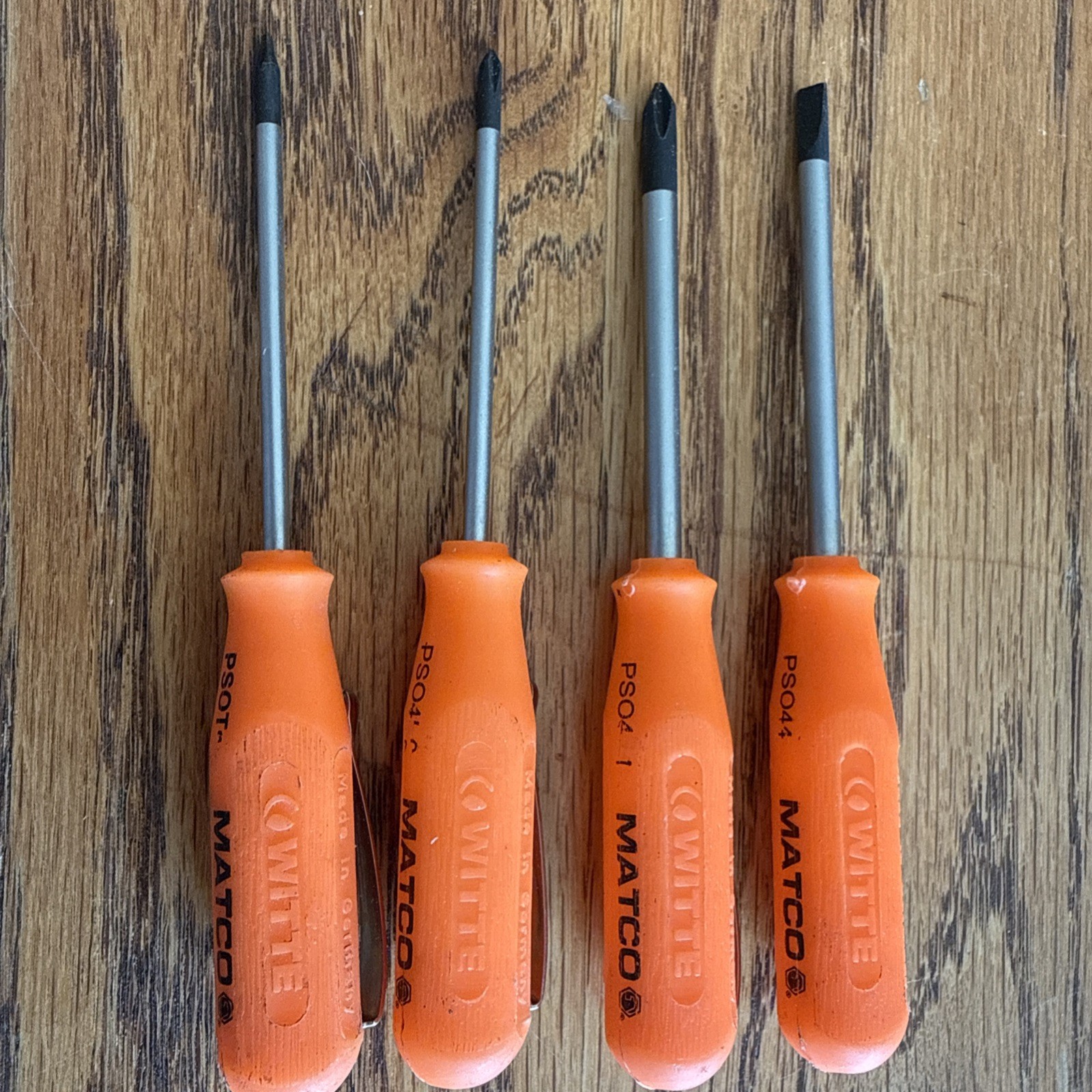 Matco Tools 4pc Pocket Screwdriver Set Psd4