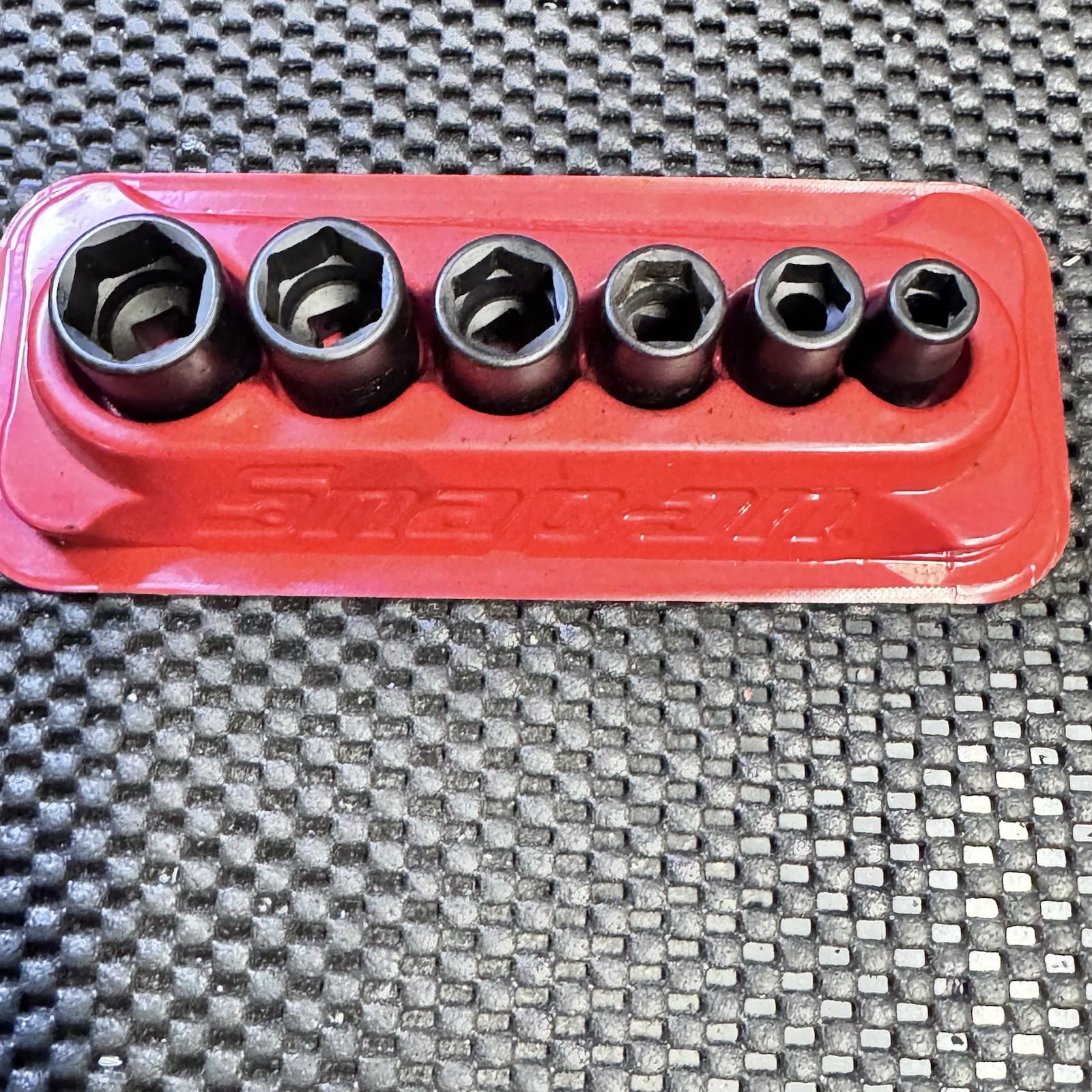 Snap-on 6pc Flank Drive Shallow Impact Socket Set 1/4″ Drive 6pt 1/4″-9/16″ IMTM