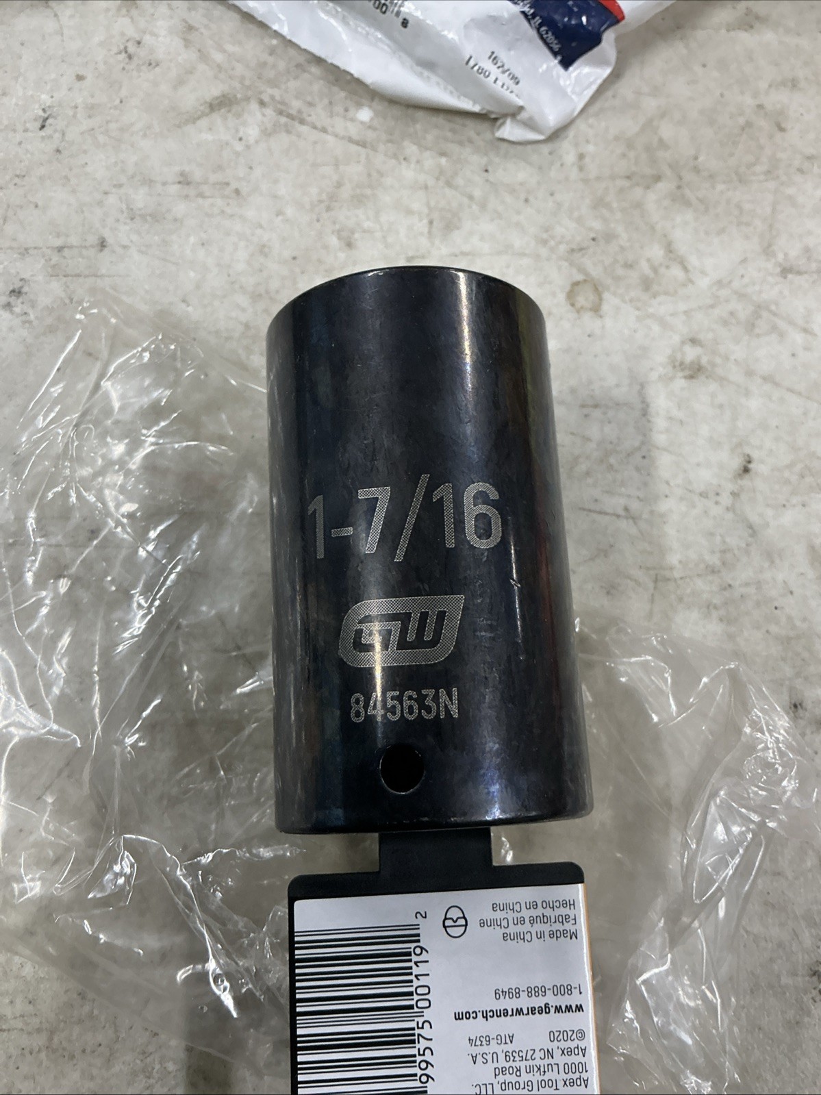 Gearwrench 84563N 1-7/16″ – 1/2″ Drive 6 Point Deep Impact Socket Standard SAE