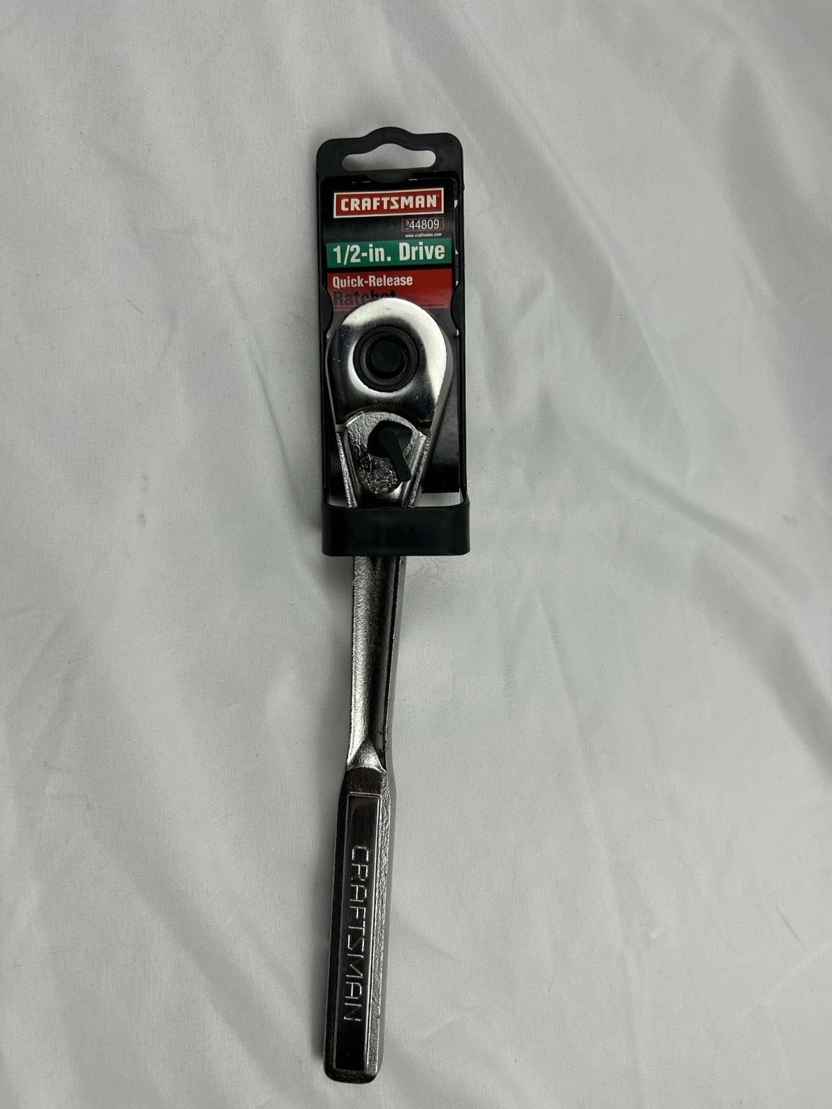 Craftsman 1/2″ Drive Quick Release Ratchet, made USA, NOS – PN 44809 (on tag)