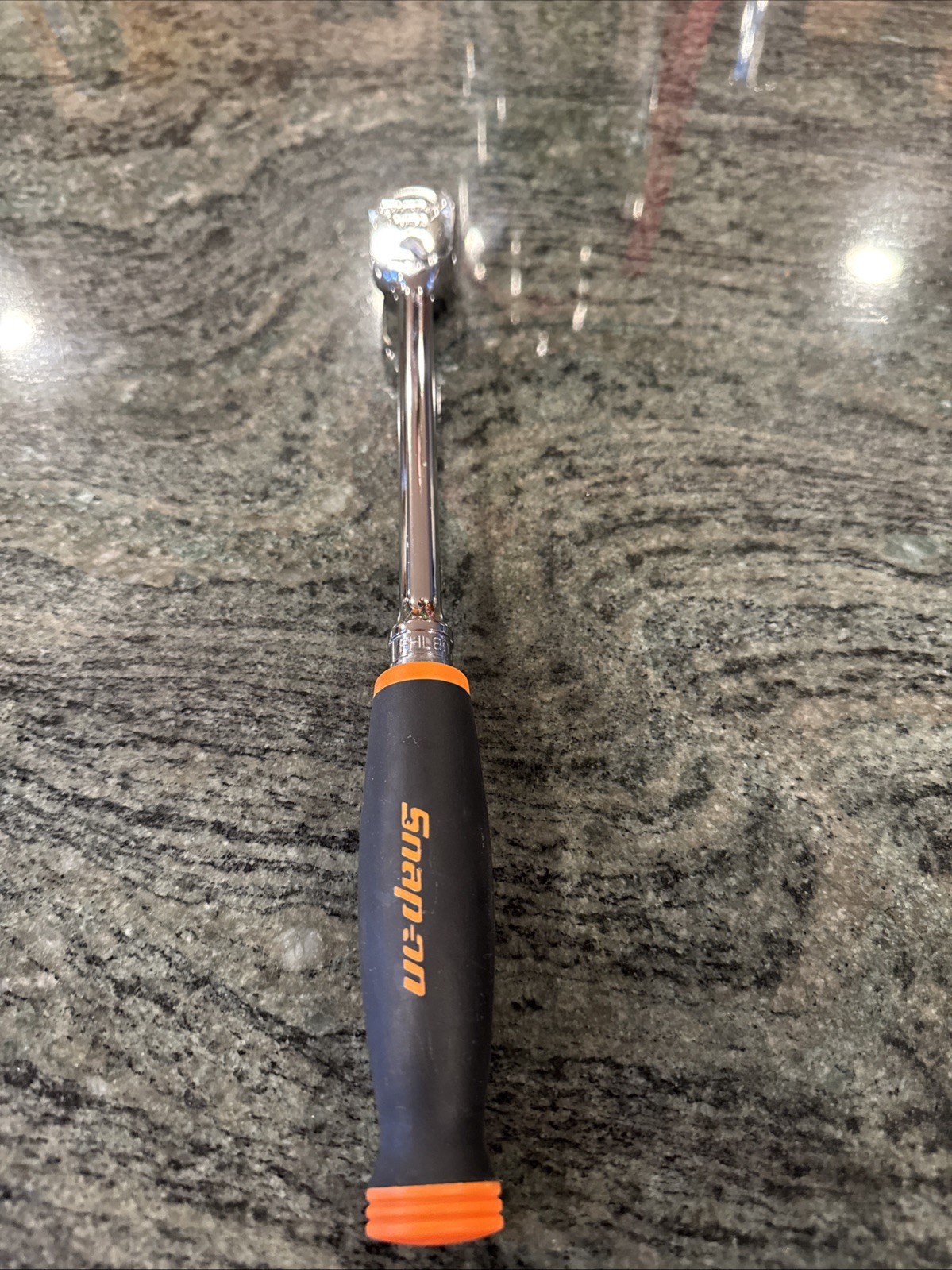 Snap-on fhl80 3/8″ drive dual 80 long soft grip ratchet orange READ