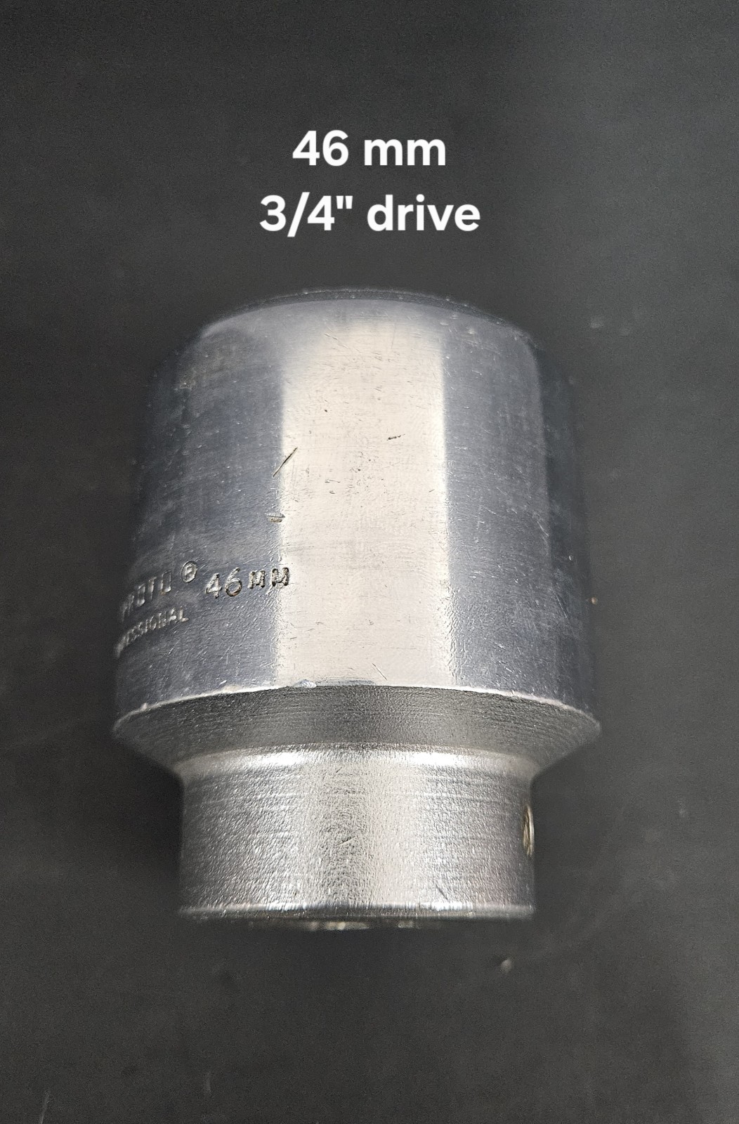 Proto Professional Chrome 46 mm 12 Point 3/4″ Drive Socket