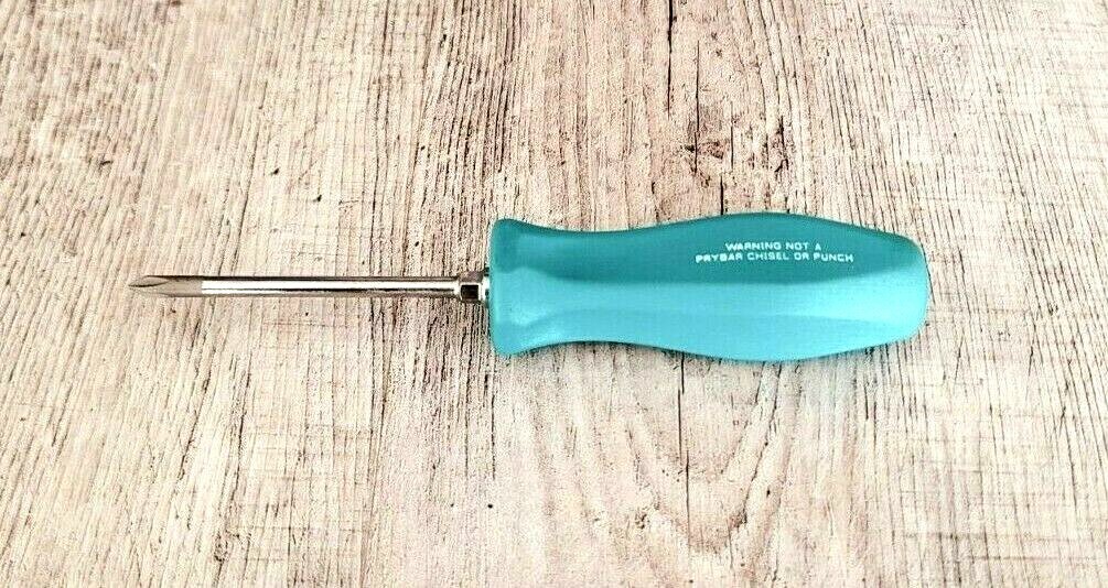 RARE SNAP-ON ™ TOOLS TEAL HARD ACETATE HANDLE SDDP31IRA AWESOME COLLECTOR ITEM