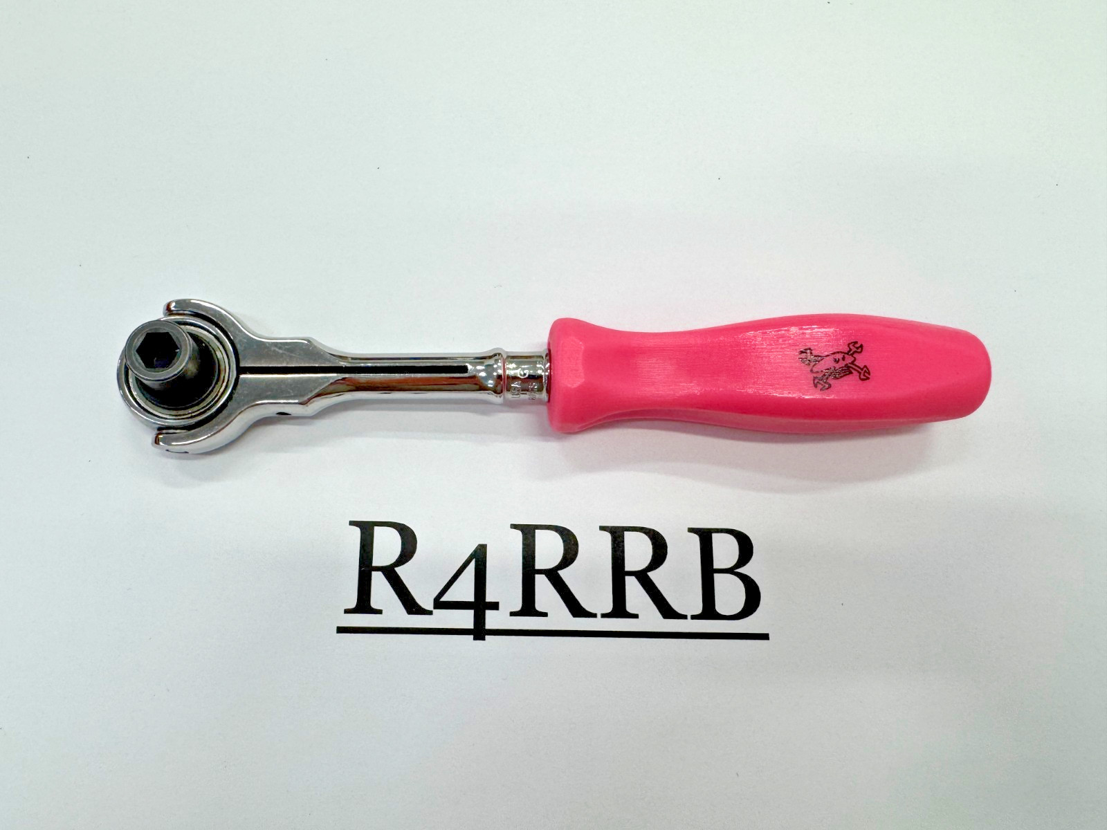 Snap-on Tools GUY MARTIN PINK 1/4″ Hex Round Swivel Head Bit Ratchet THNFDM72P