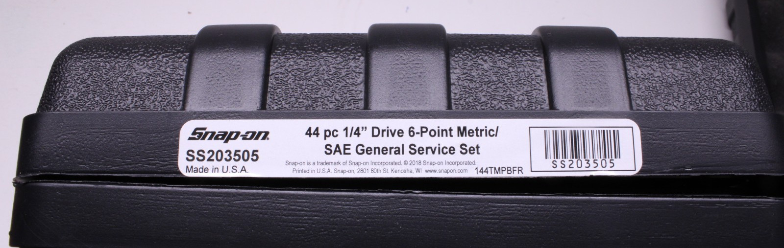 Snap-on Tools USA CASE ONLY For 44pc 1/4” Drive General Service Set 144TMPBFR