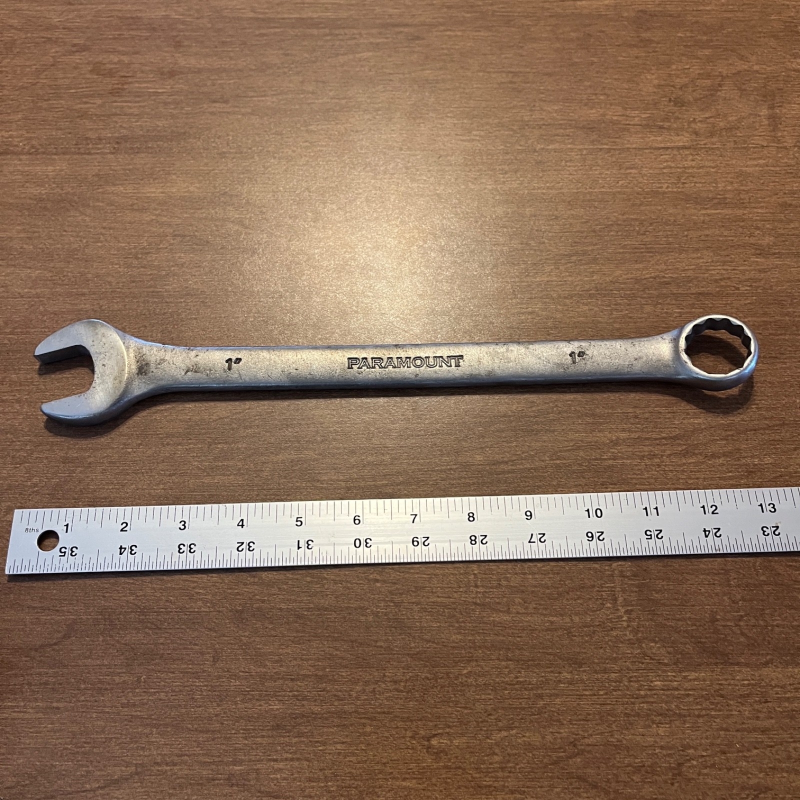 Paramount 1″ Combination Wrench Satin Chrome PAR-PRF0032S