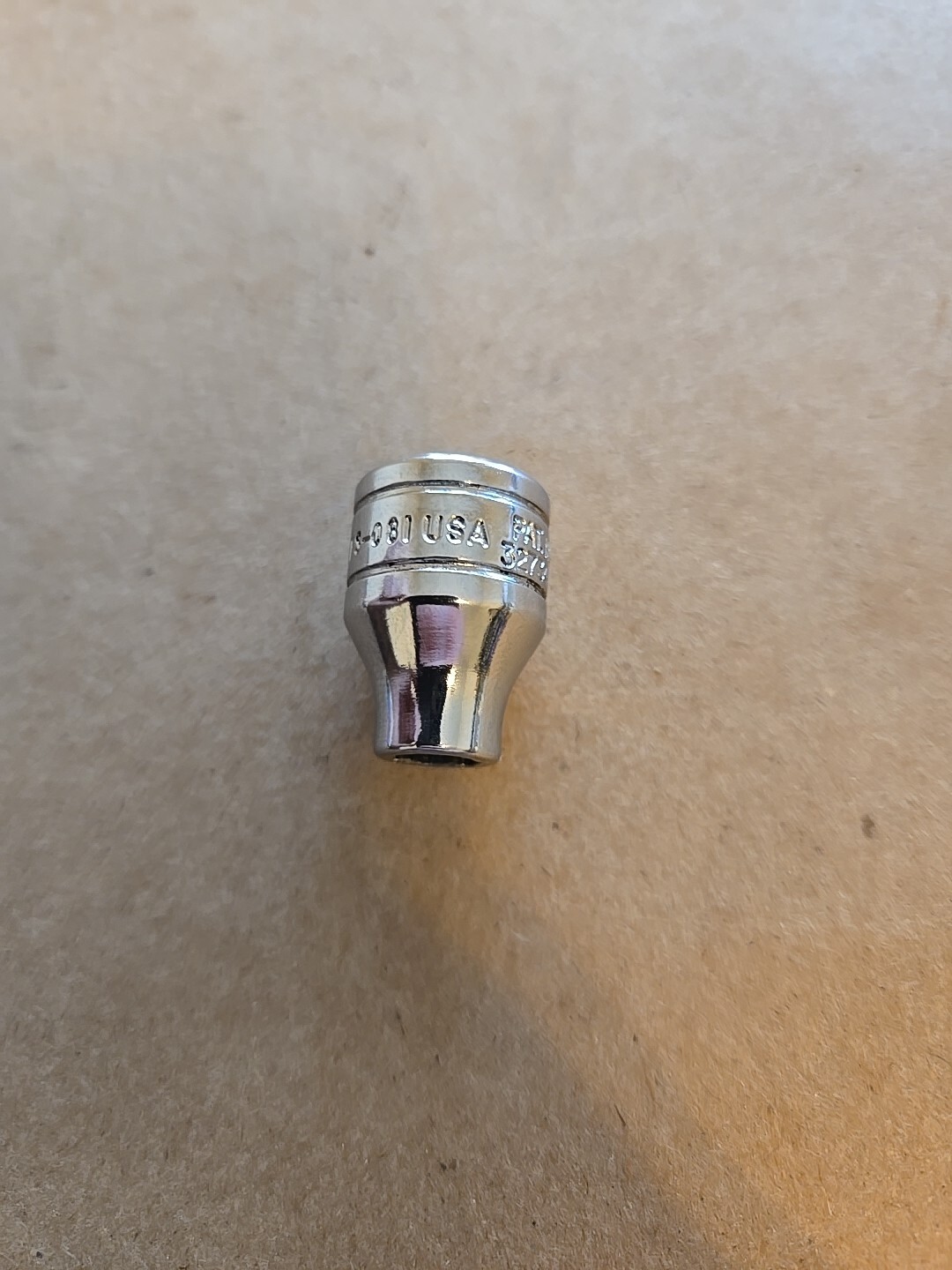 Snap On 3/8″ Drive 1/4″ 6PT Shallow Chrome Socket FS-081