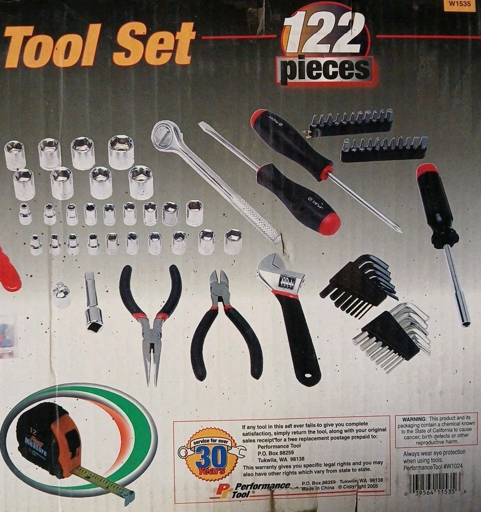 Performance Tools W1535 122 Piece Tool Set