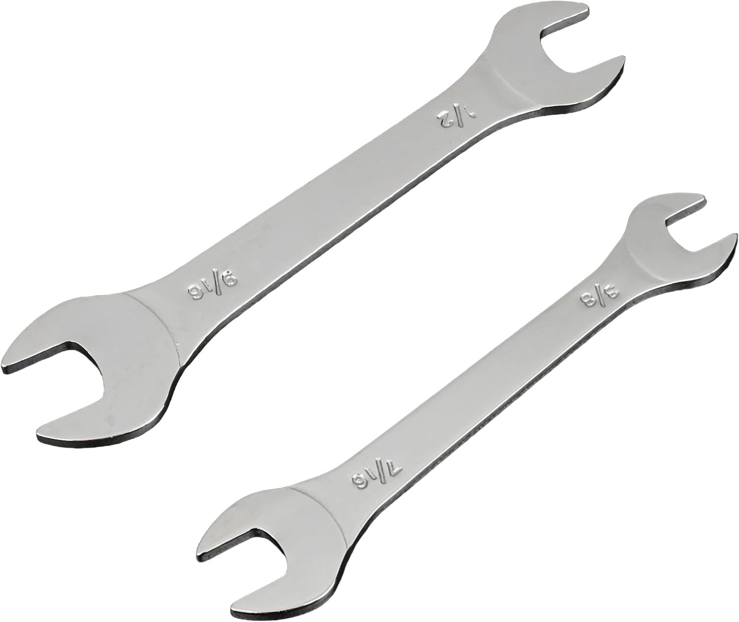 2pc 3mm Super Thin Wrench SAE 3/8″ 7/16″ 1/2″ 9/16″ Silver | Two common sizes…