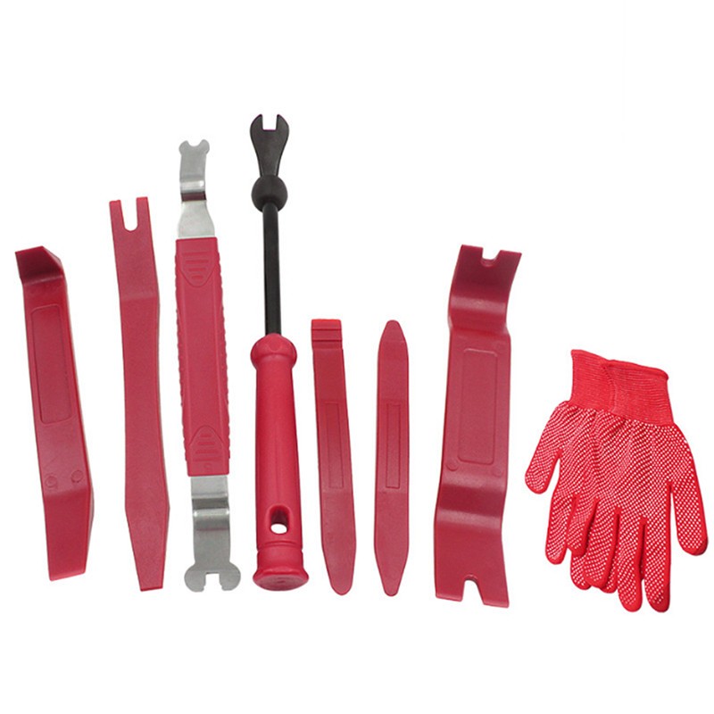 8× Car Trim Scratch Removal Tool Dash Panel Window Molding Fastener Remover Kit