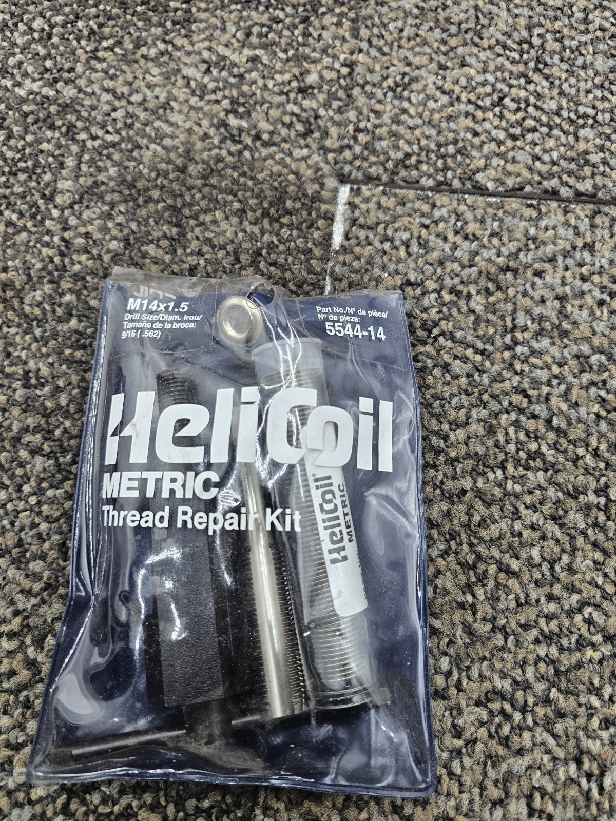 HeliCoil 5544-14 Metric Fine Thread Repair, M14-1.50 Internal Thread Size