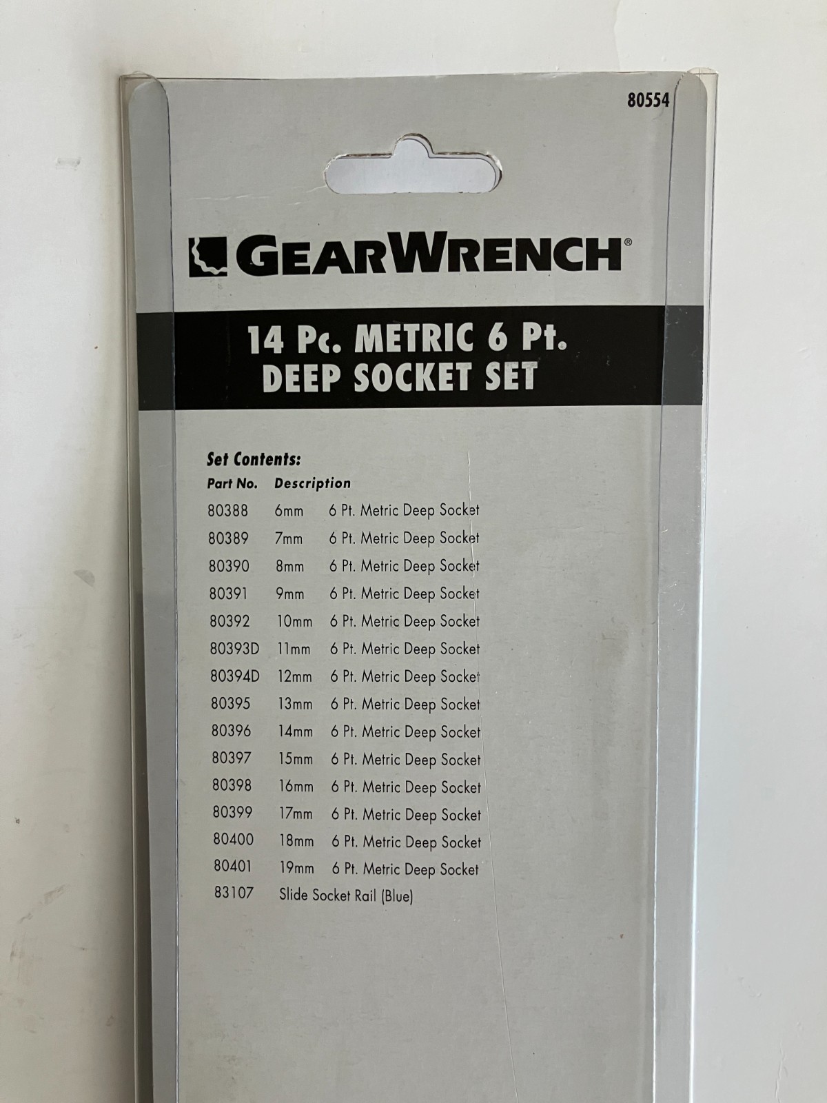 Gearwrench 28 Pc 3/8″ Dr 6 Point Standard & Deep Metric Socket Set 6-19mm, New