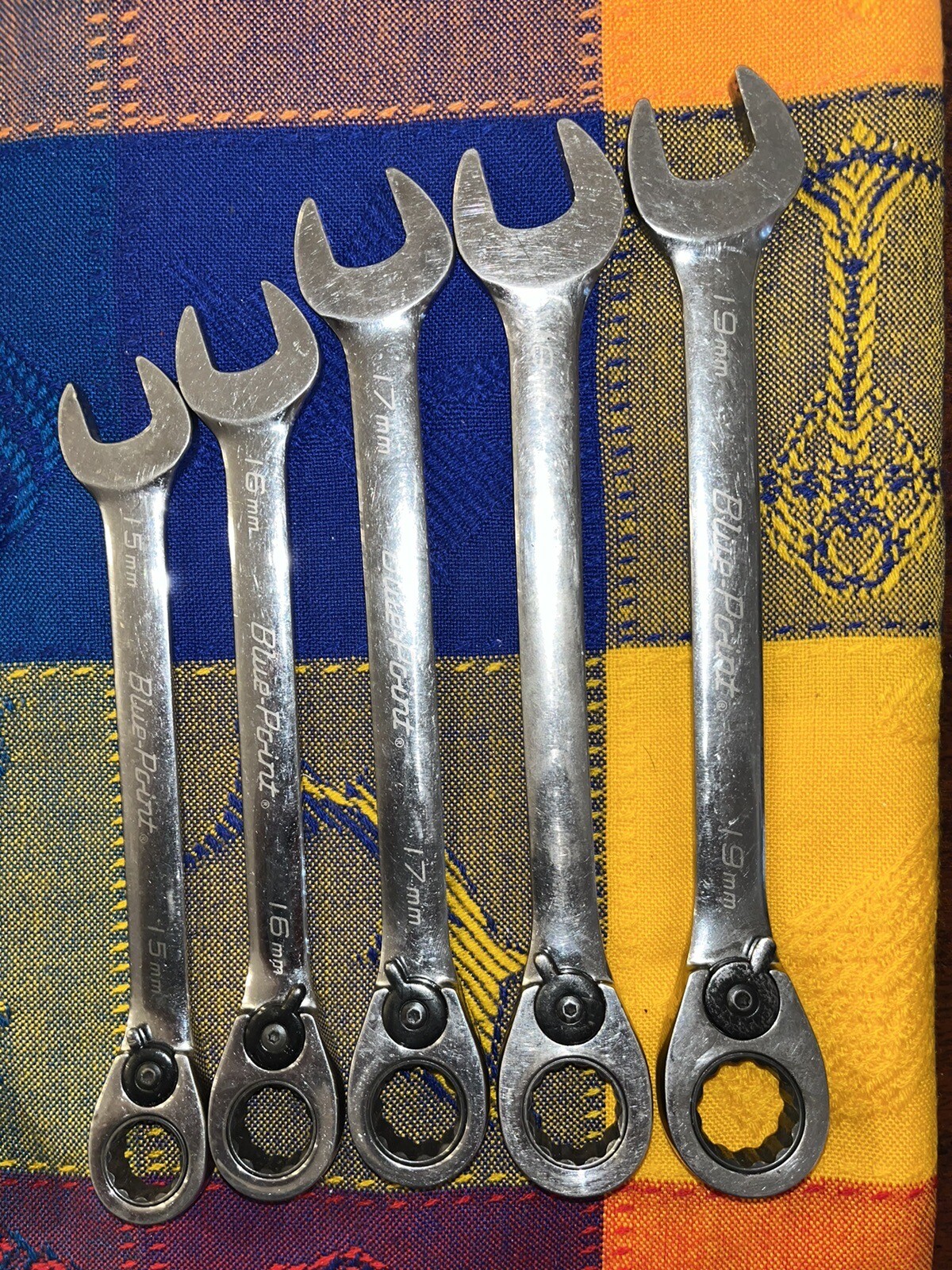 Blue Point Metric Combination Ratch Reversible Wrench Set BOERM712 14mm Missing
