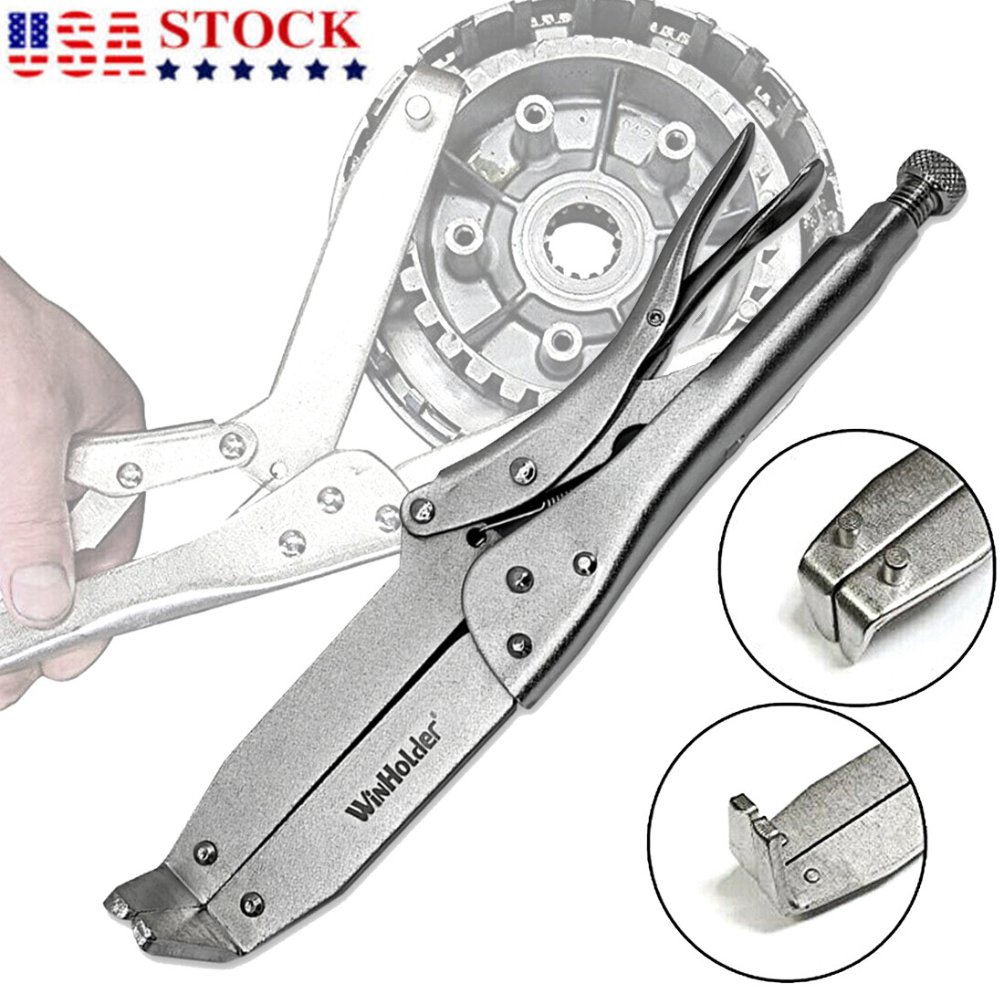 For Motorcycle/Bike/Motorbike Clutch & Flywheel Holding Hand Tool Lockable Clamp