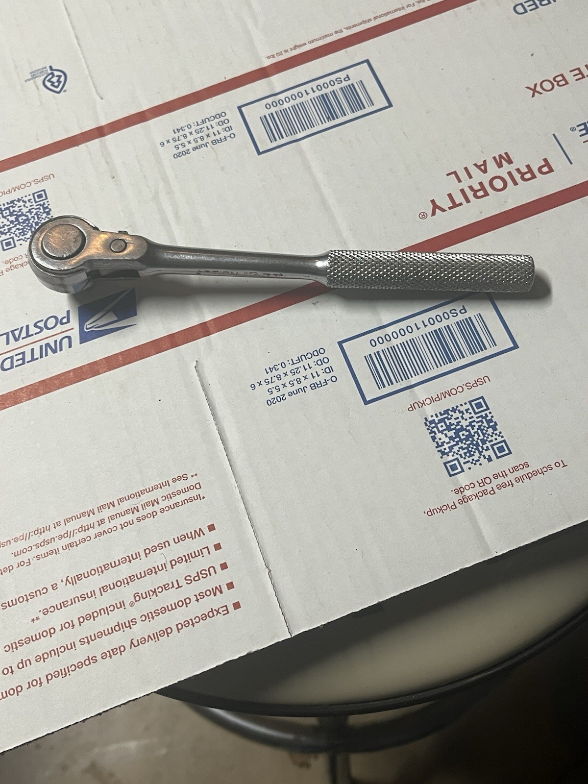Action 77JA Ratchet 3/8″ Drive Open Gear Knurled Handle 7 1/4″ USA