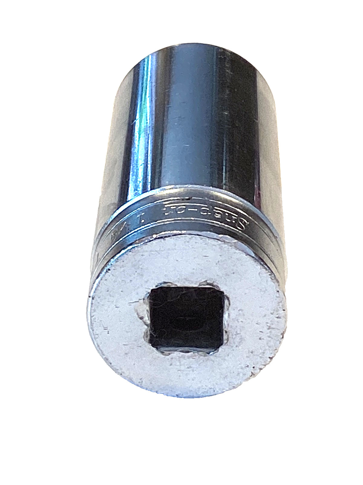Snap On Tools USA 1/2” Drive 1-1/8” 6 Point SAE Deep Chrome Socket TS361 NICE