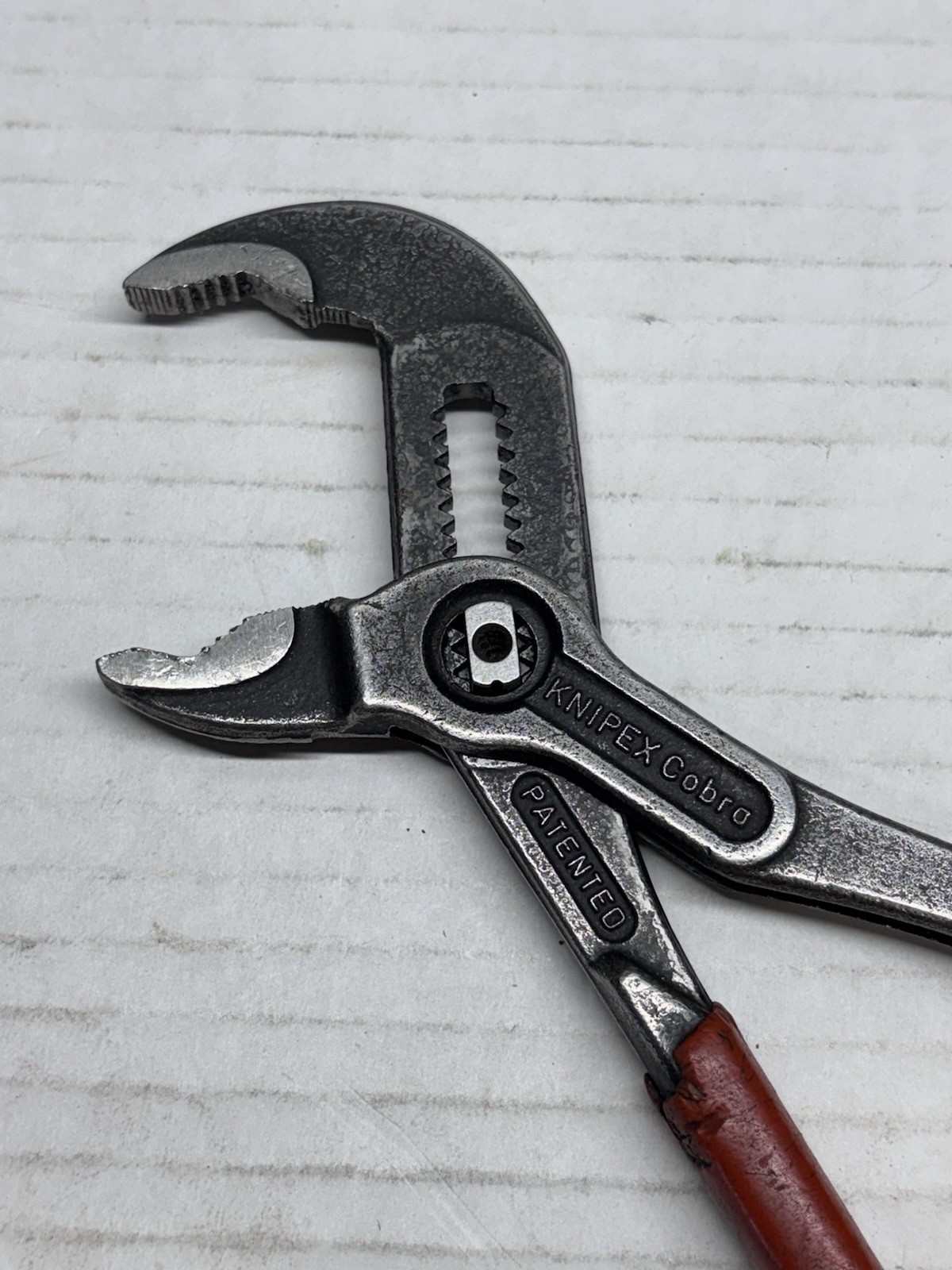 2 Knipex Cobra Adjustable Pliers 87 01 250 10″ & 87 01 180 7″ Red Grip Germany