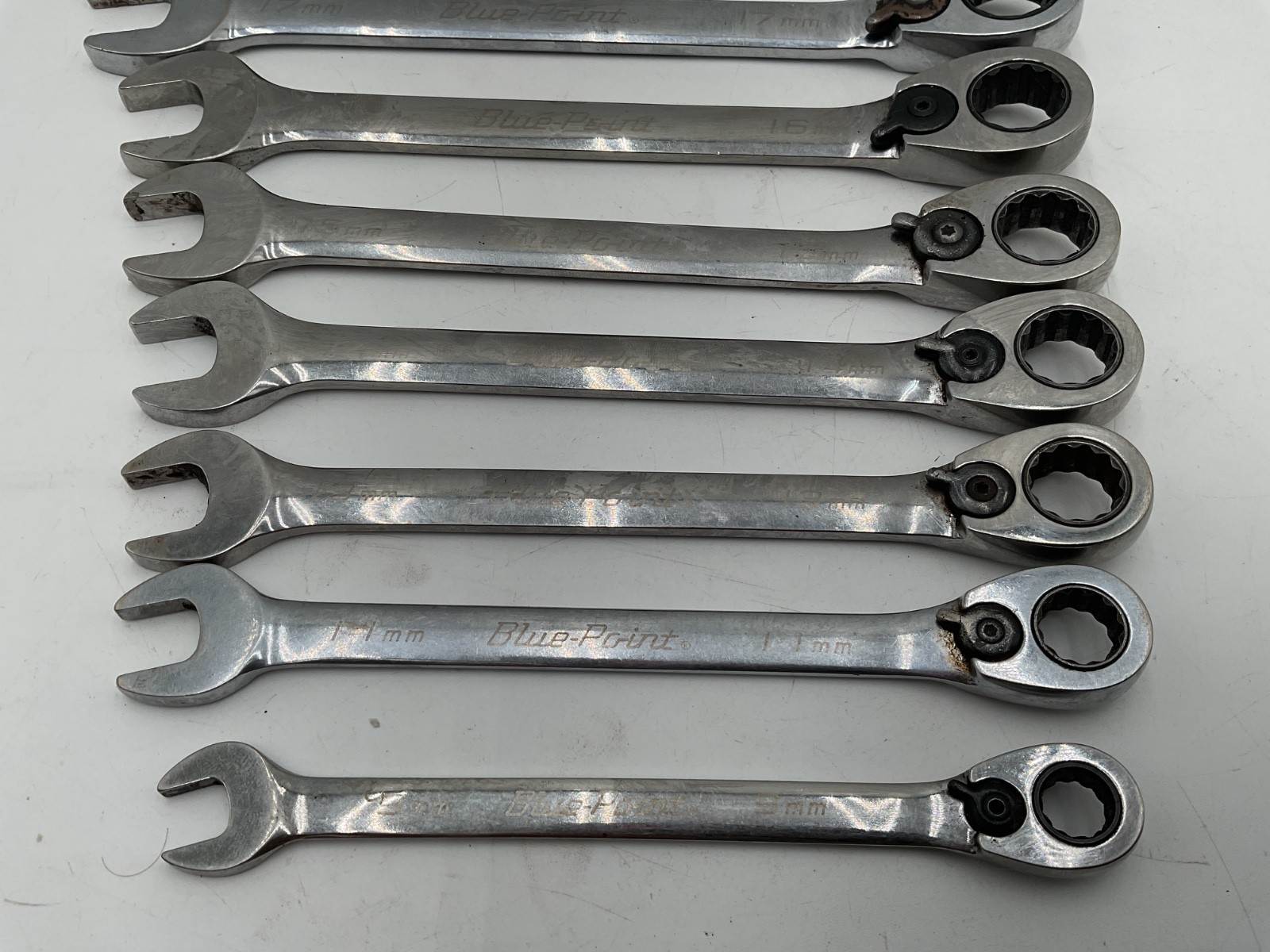 Blue-Point 9pc. Reversible Wrench Set 9, 11, 13-19MM Boerm. Snap-On