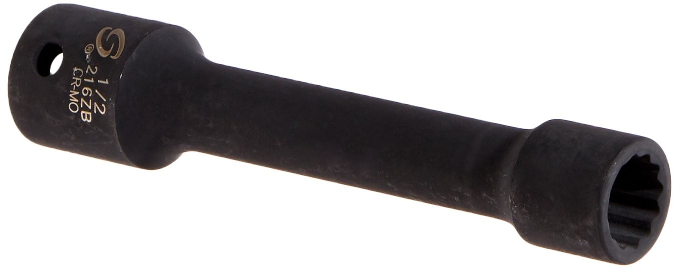 Sunex 216ZB Tools 1/2 In. Drive 12-point 1/2 In. Head Bolt Socket