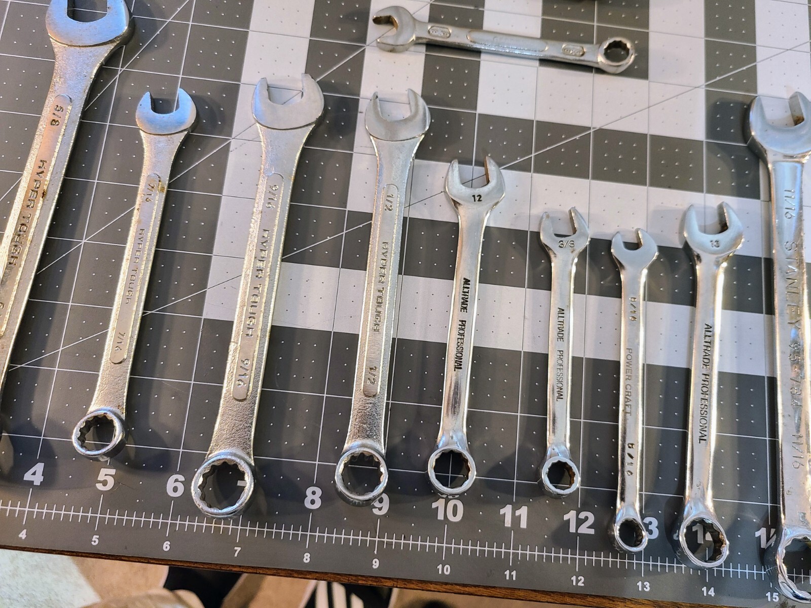 STANLEY, ALLTRADE, SAE/METRIC etc. Open-ended Combo Wrenches Lot, Pick any Size