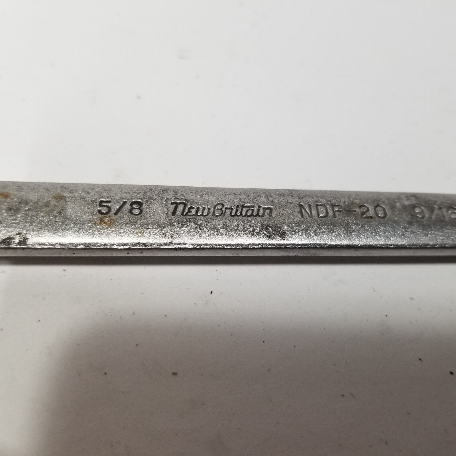 New Britain NDF-20 5/8in x 9/16in Open End Wrench USA MADE