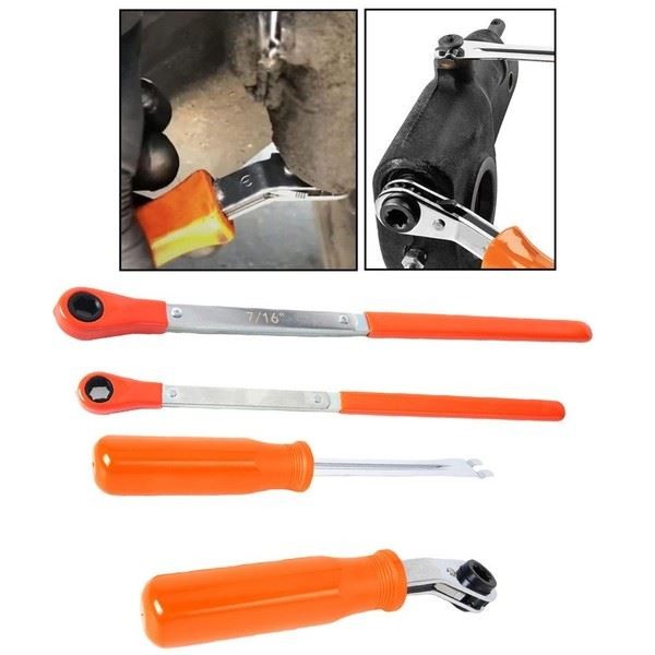 Automatic Slack Adjuster Tool Kit 4 Pcs for Truck Brake System Maintenance