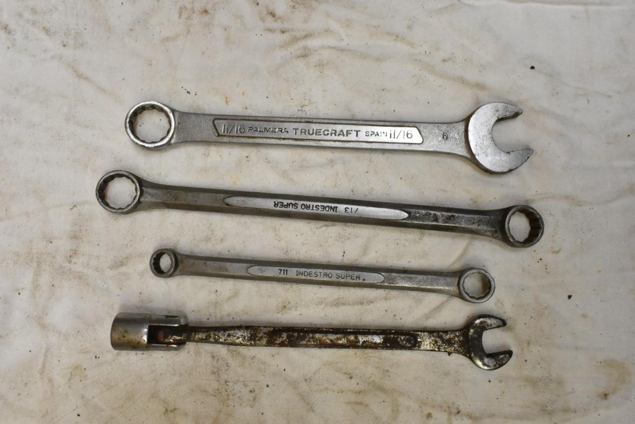 Lot of Vintage Craftsman Wrenches Truecraft Industro Super
