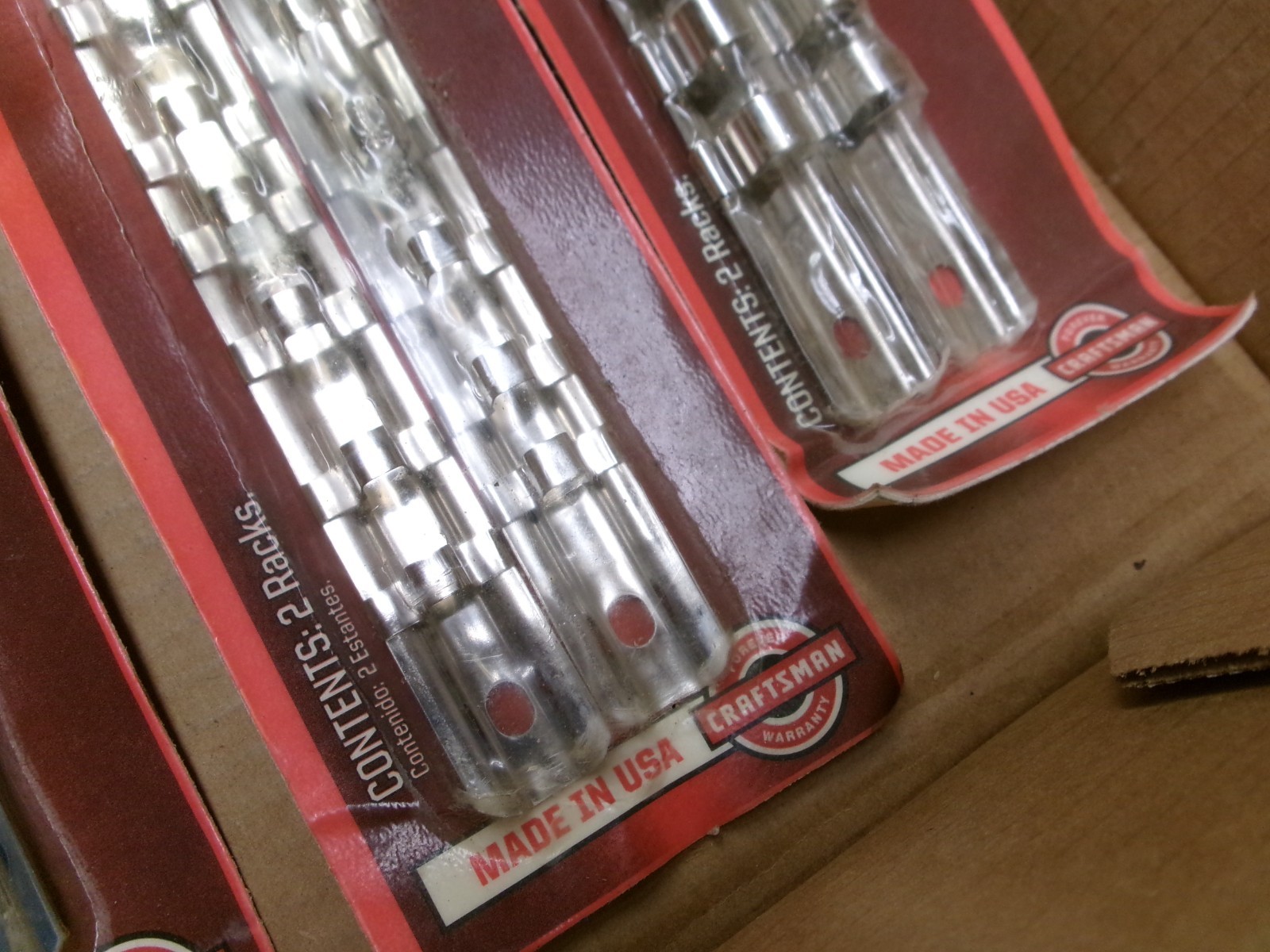 Craftsman USA 6-Piece Socket Rail Set 1/4 + + 3/8 + 1/2″