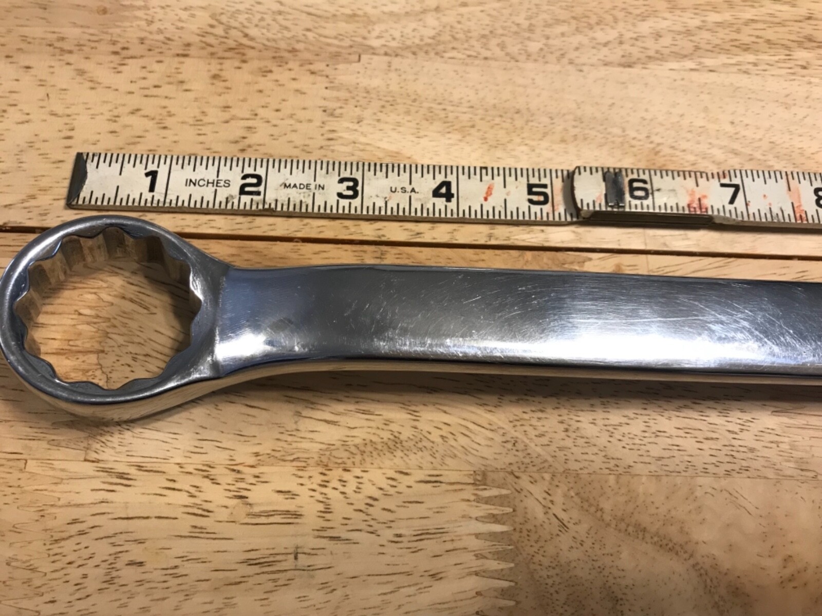 Snap On Tools 12 Pt Polished Double Box End Wrench 1-1/4” x 1-5/16” XB4042 USA