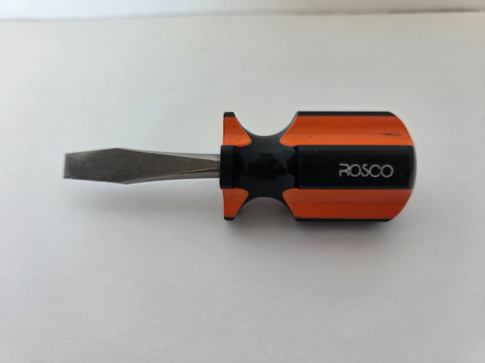 ROSCO USA Screwdrivers Stubby Short Flat head and Phillips Lot of 2 TOOLS
