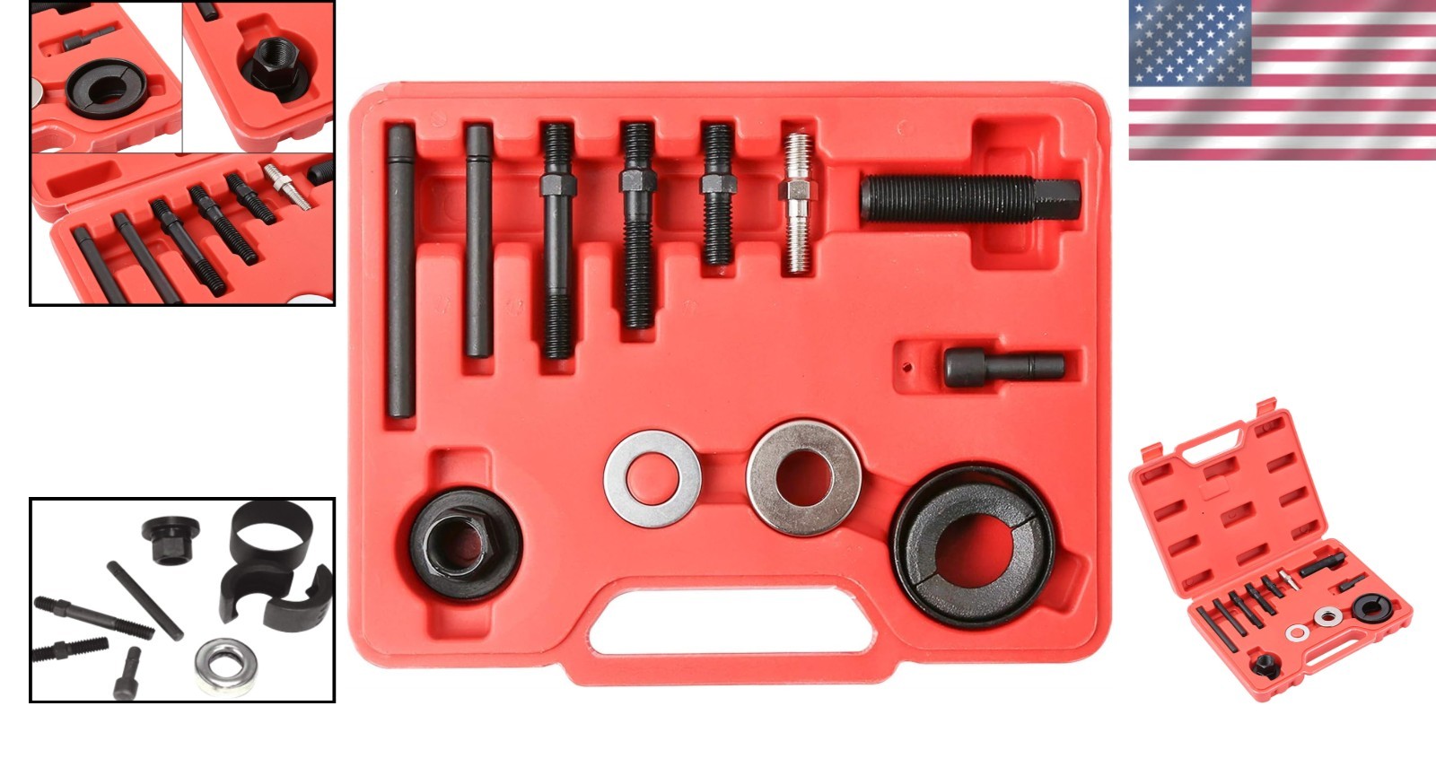 12-Piece Automotive Pulley Puller Kit for GM & Chrysler – Efficient Repairs