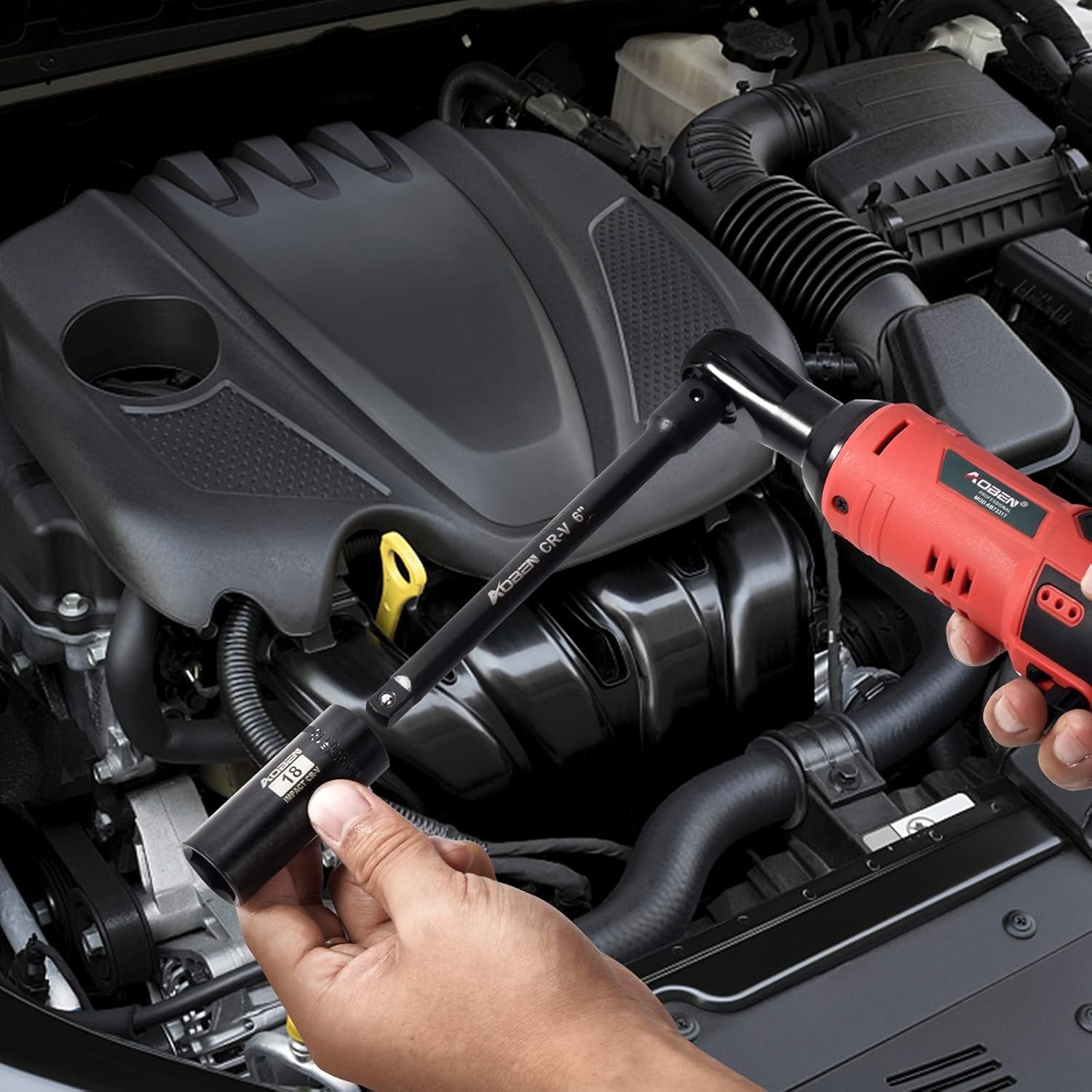 49-Piece 3/8″ Drive Impact Socket Set