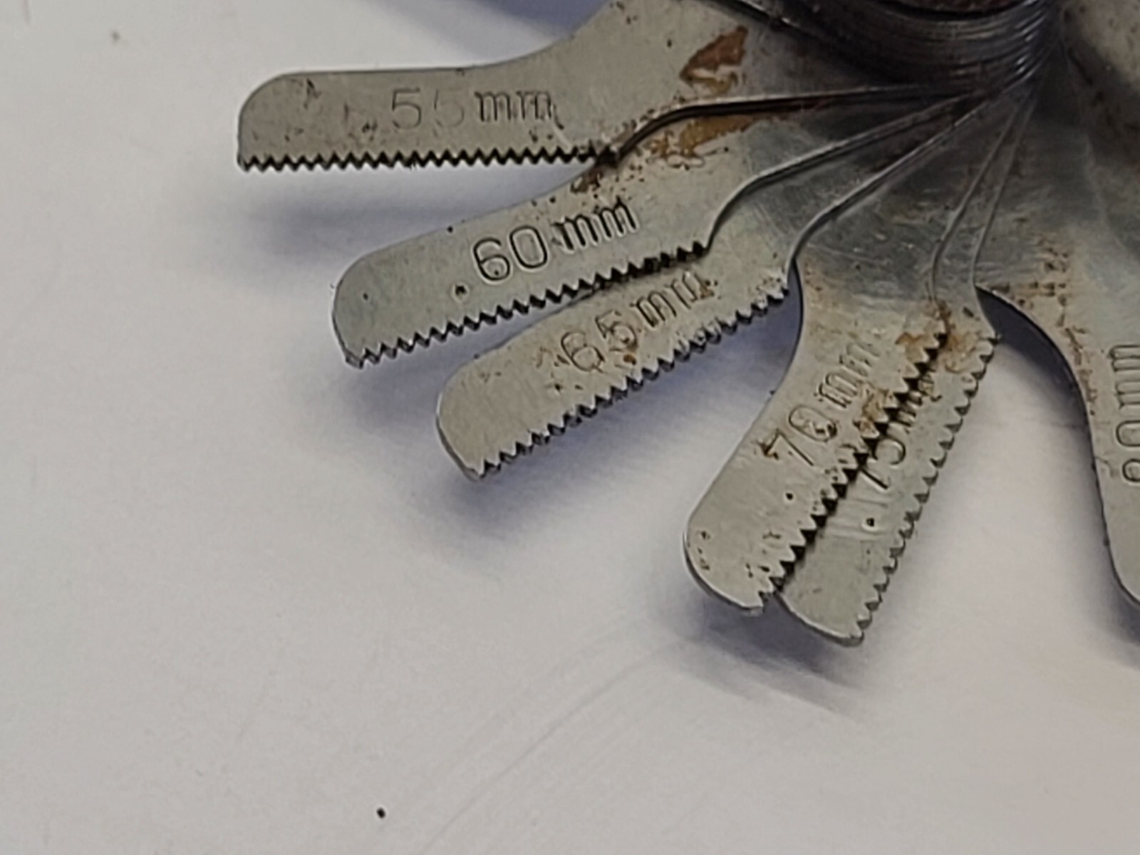 Starrett 156 Metric Screw Pitch Gage 28 Leaves 0.25-2.50mm Range Gauge Tool USA