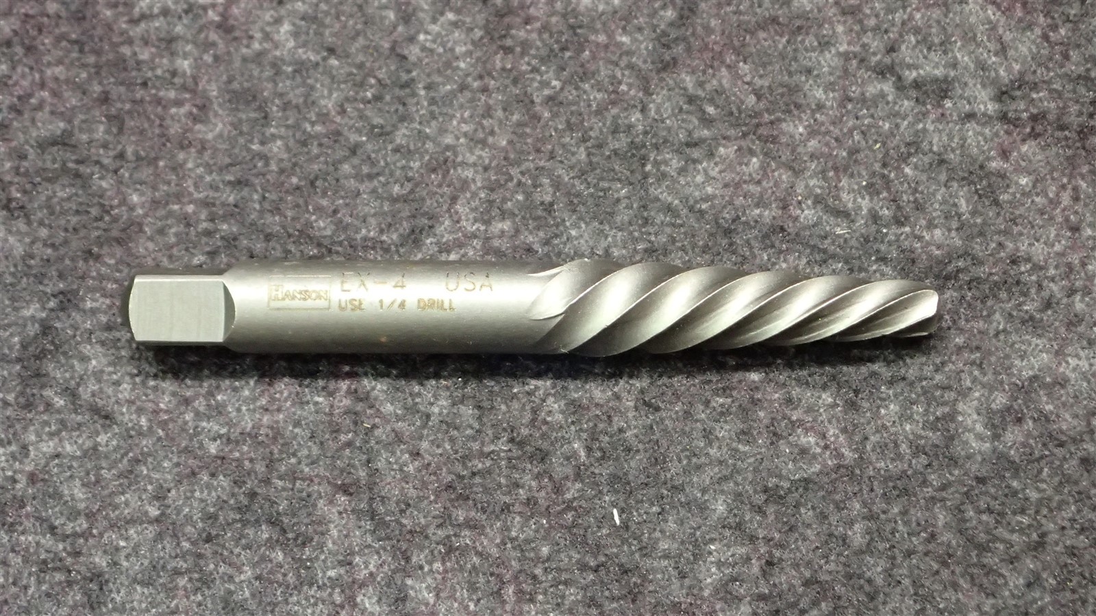 IRWIN HANSON EX-4 Spiral Screw Extractor, Use with 1/4″ Drill Bit, 53404 (BN154)