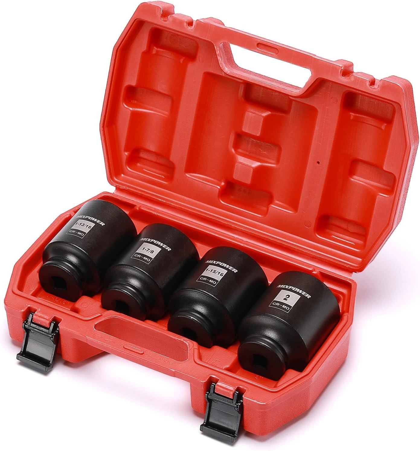 1/2-Inch Drive Nutsetter Impact Socket Set – Cr-Mo with 4 Sizes Included
