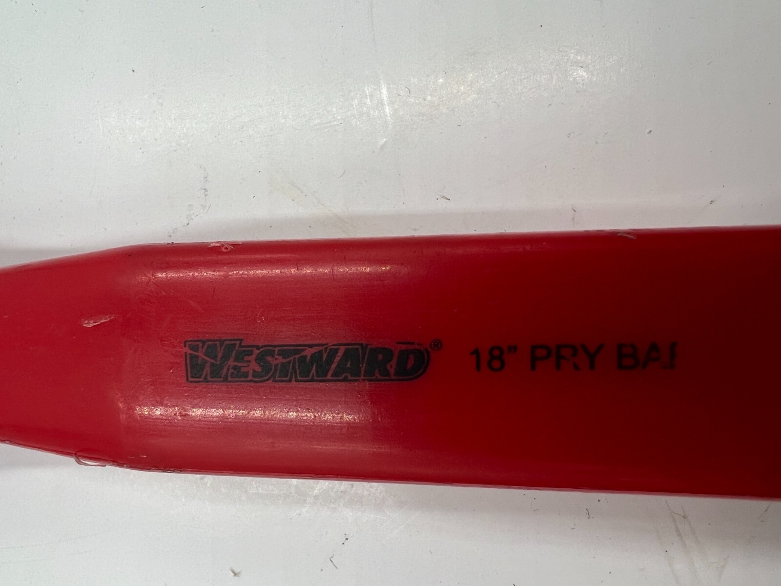 Westward Genuine 18″ Pry Bar Red Handle – Wear Safety Goggles 18 Inches Long