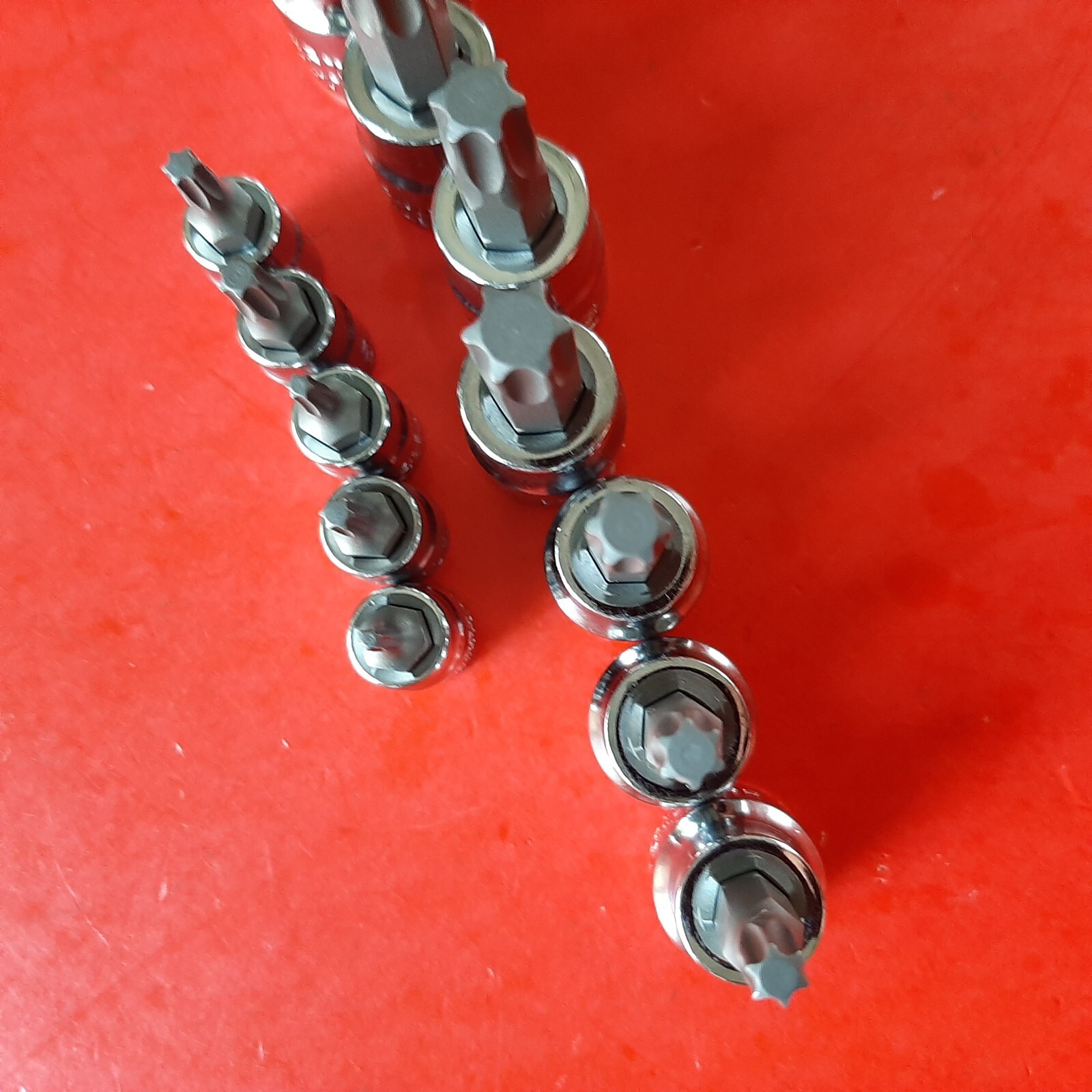 NEW CRAFTSMAN TOOLS 13 Piece 1/4 3/8 1/2 Drive Torx Bit Driver Socket Set T8-T60