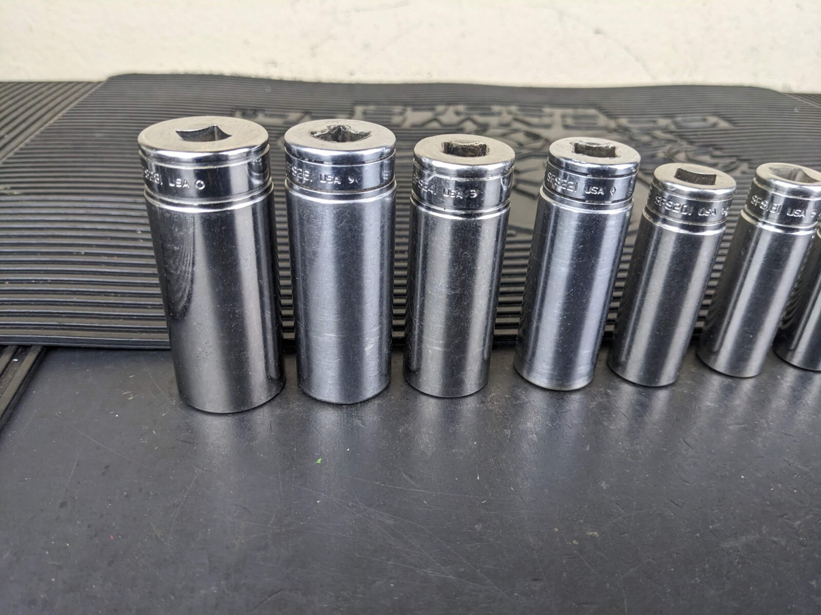 #bg225 Snap on Tools 211SFSY 3/8″ Drive Deep Chrome Socket Set Socket Set