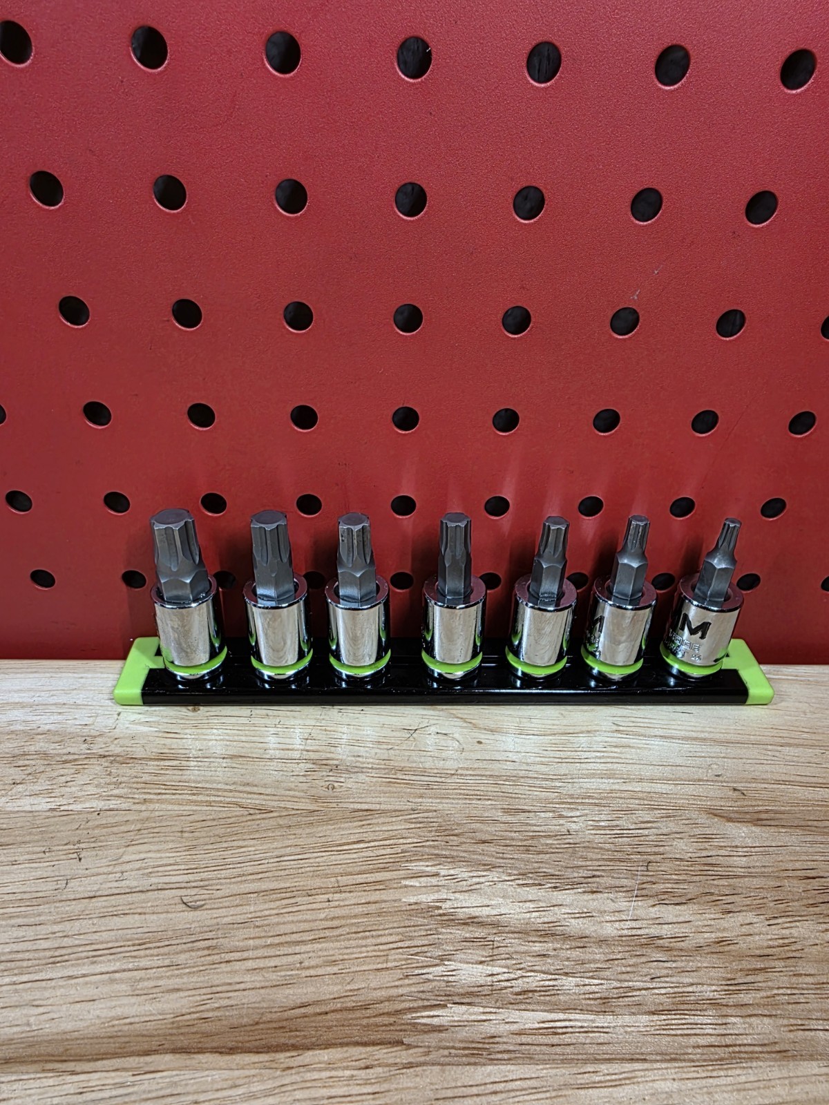 GRIPEDGE HEX Bit Socket Set 7-Piece 4-10mm 3/8» Drive Short RPT Hex Set