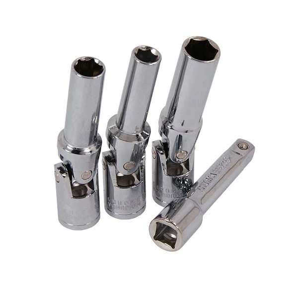 4 Diesel Glow Heater Plug Flexible Deep Socket Set 3/8″ Drive 8mm 10mm 12mm NEW