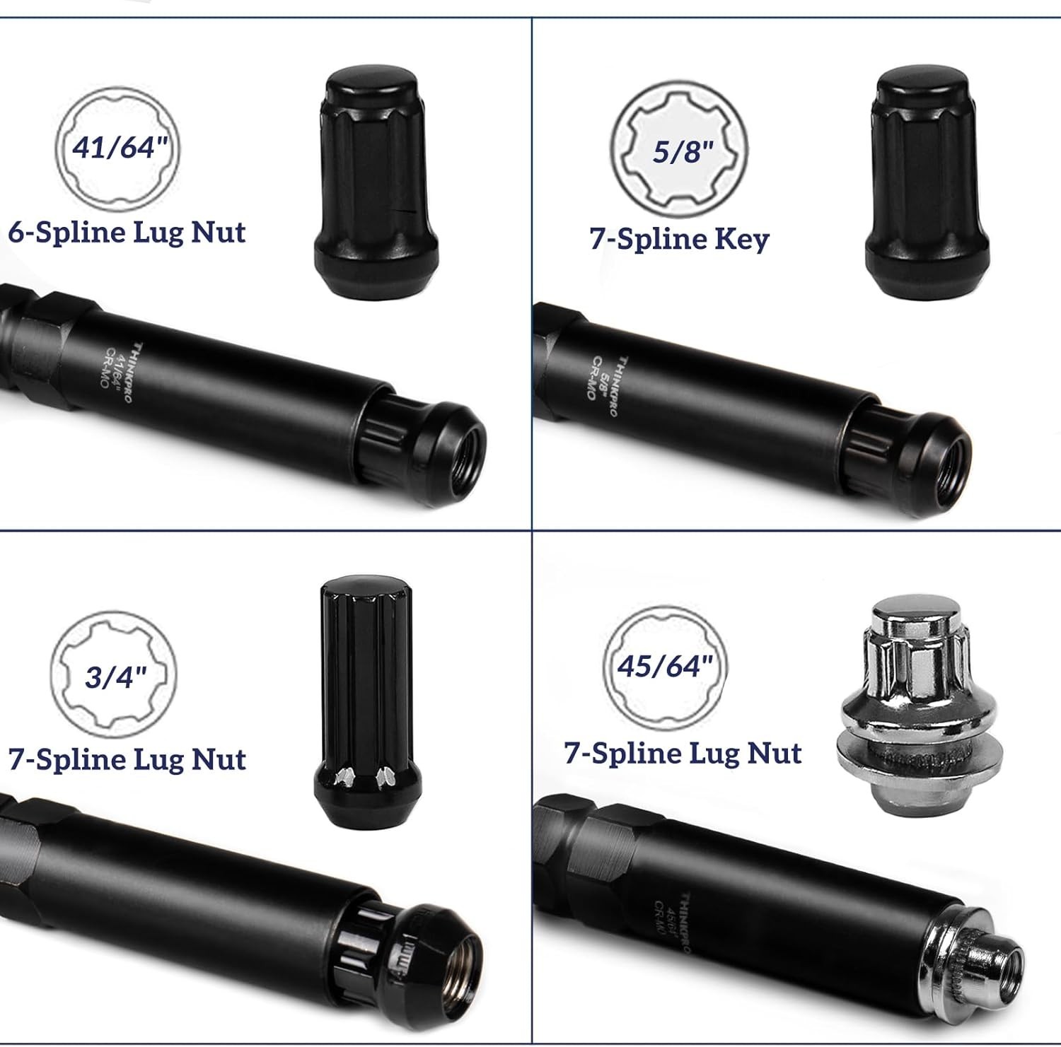 Professional Grade Spline Lug Nut Removal Tool Set – For Cars, Trucks, and More