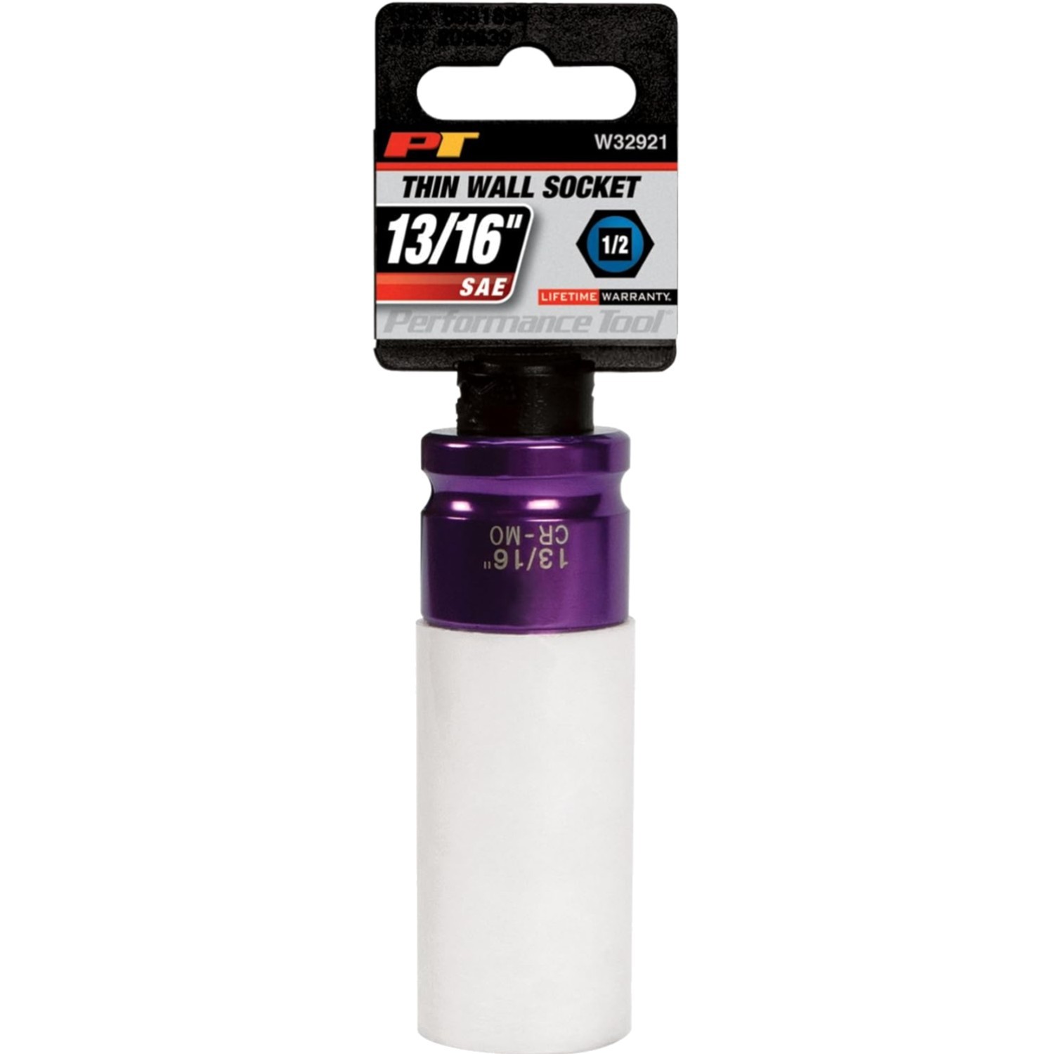 1/2-Inch Impact Drive Thin Wall Socket 13/16-Inch