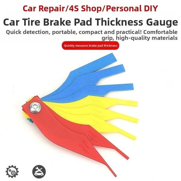 For Car Brake Pad Thickness Measuring Tool with Lightweight Portable Design
